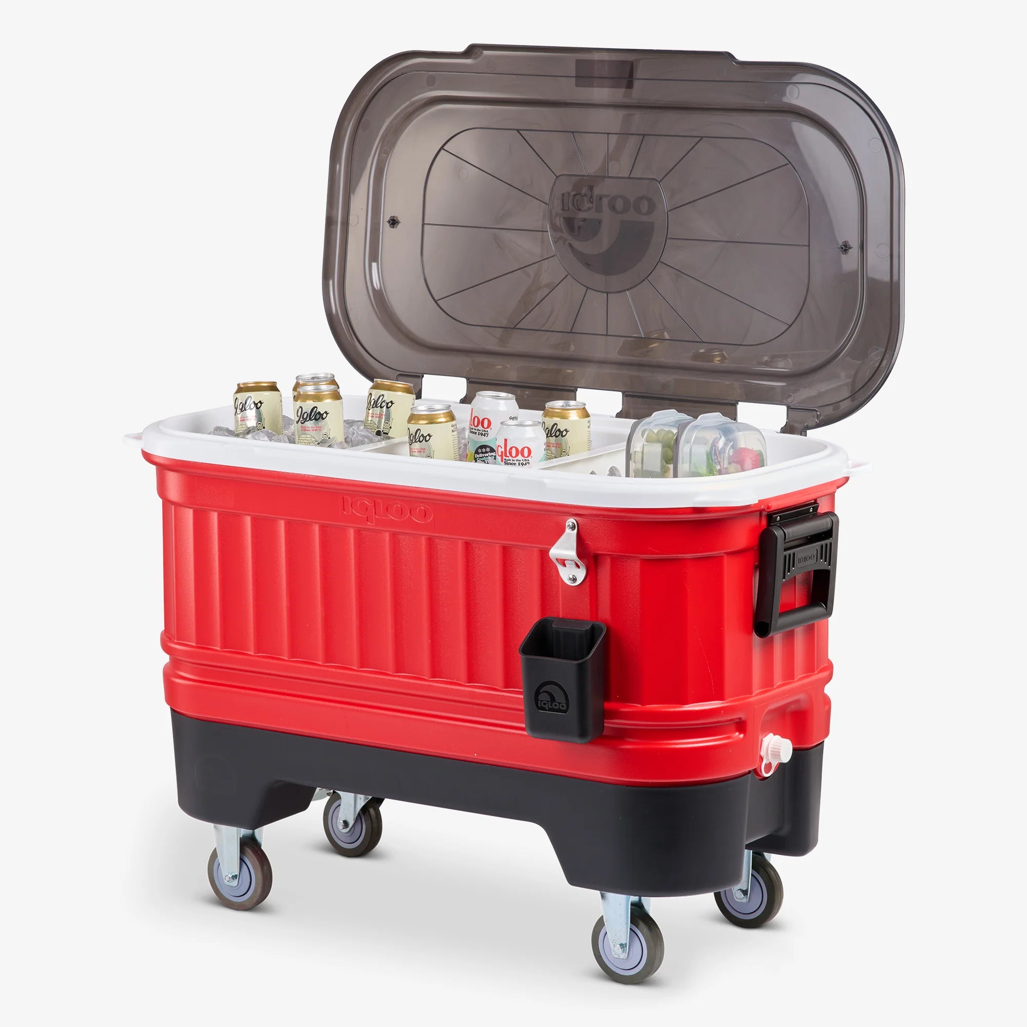 Igloo Large Cooler Insulated Cooler Durable Cooler Party Bar 125 Qt Cooler - Image 14
