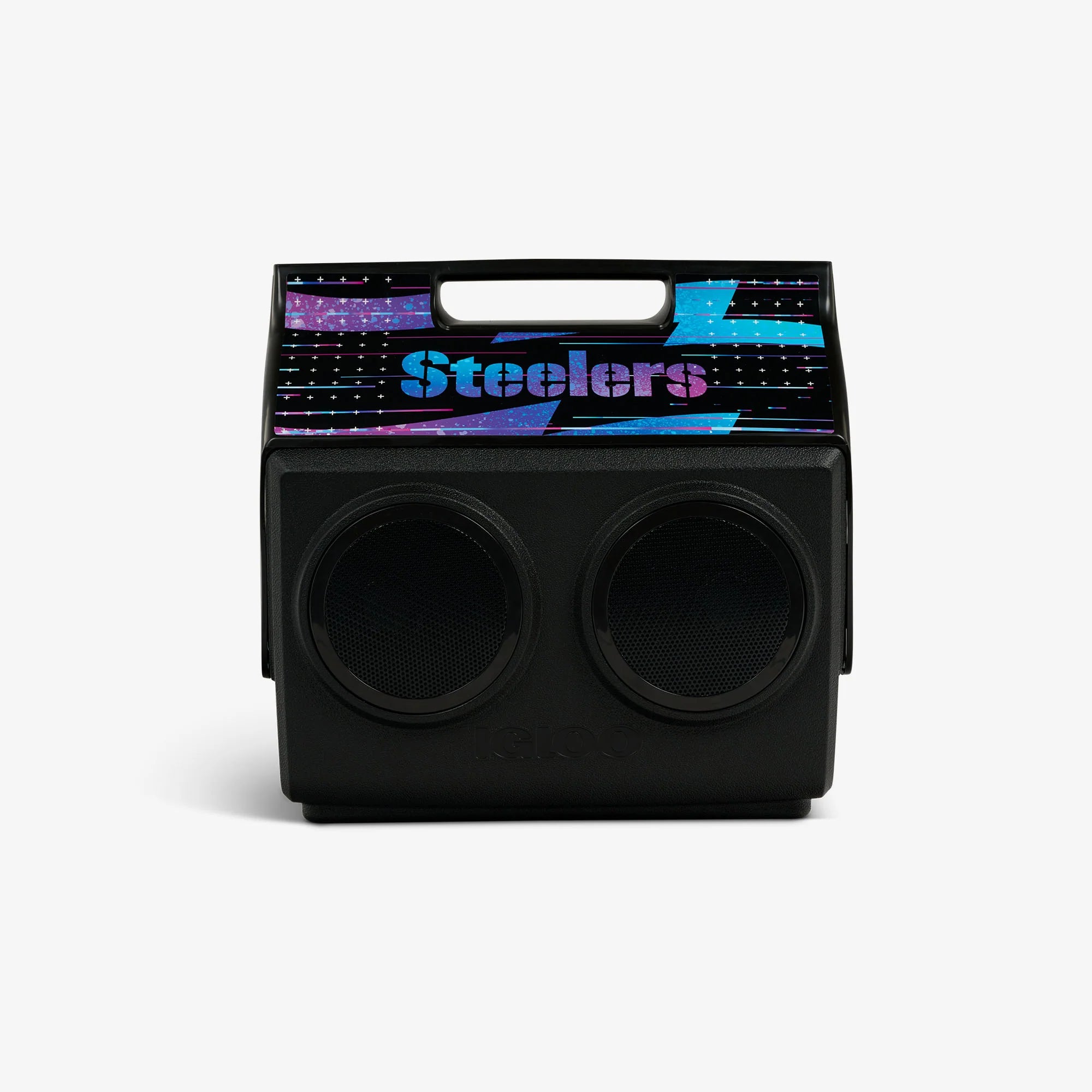 Igloo Insulated Cooler Durable Cooler NFL Neon Pittsburgh Steelers KoolTunes™