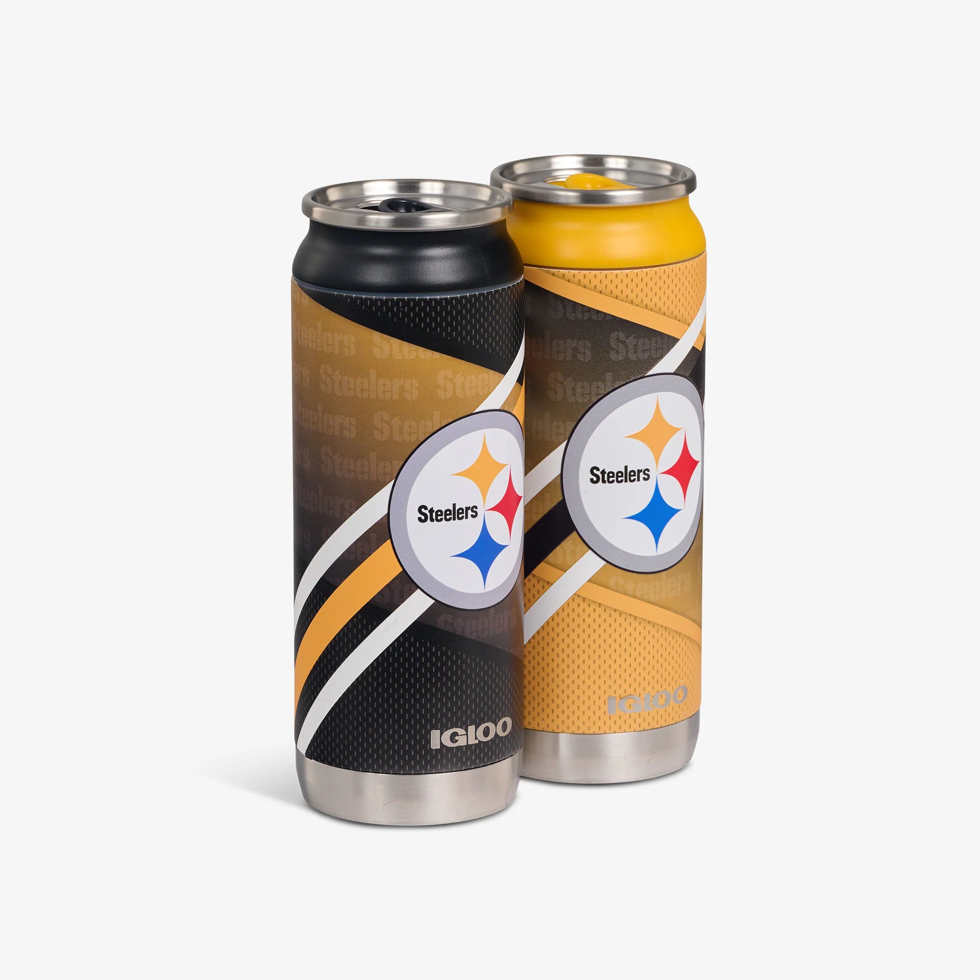 Igloo Insulated Cooler Durable Cooler Pittsburgh Steelers Home & Away 16 Oz Can 2-Pack - Image 4