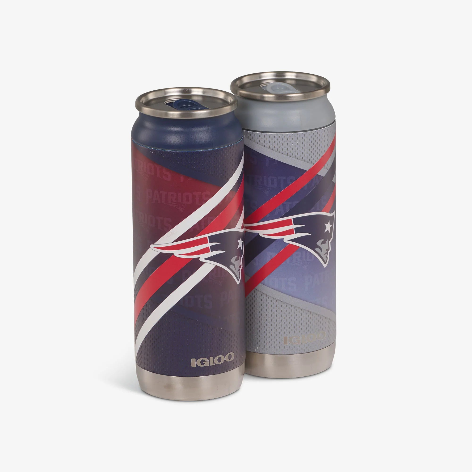 Igloo Insulated Cooler Durable Cooler New England Patriots Home & Away 16 Oz Can 2-Pack - Image 4