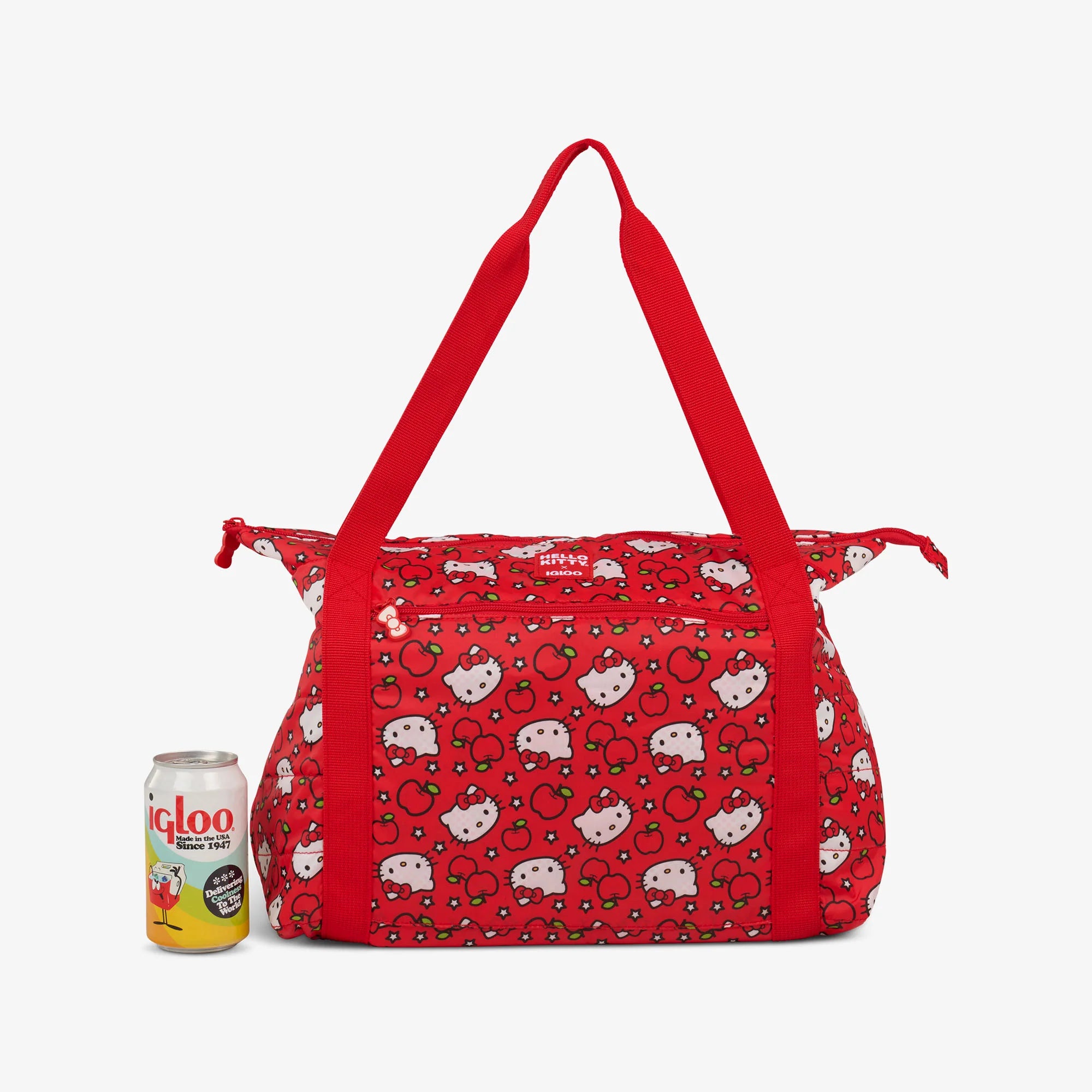 Igloo Insulated Cooler Durable Cooler Hello Kitty? Red Apples Packable Puffer 20-Can Cooler Bag - Image 5