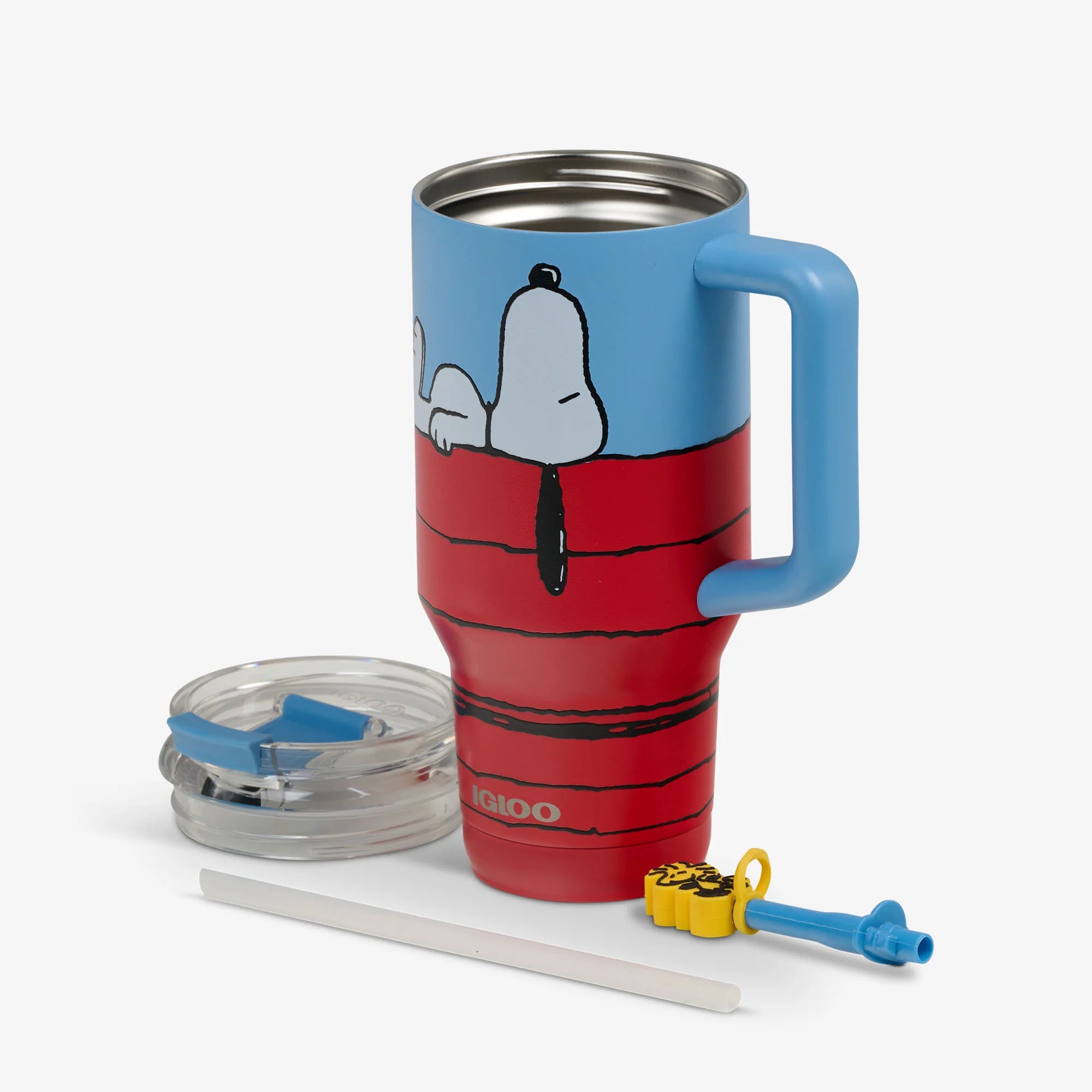 Igloo Insulated Cooler Durable Cooler SnoopyFlip'n'Sips Doghouse 32 Oz Travel Mug - Image 3