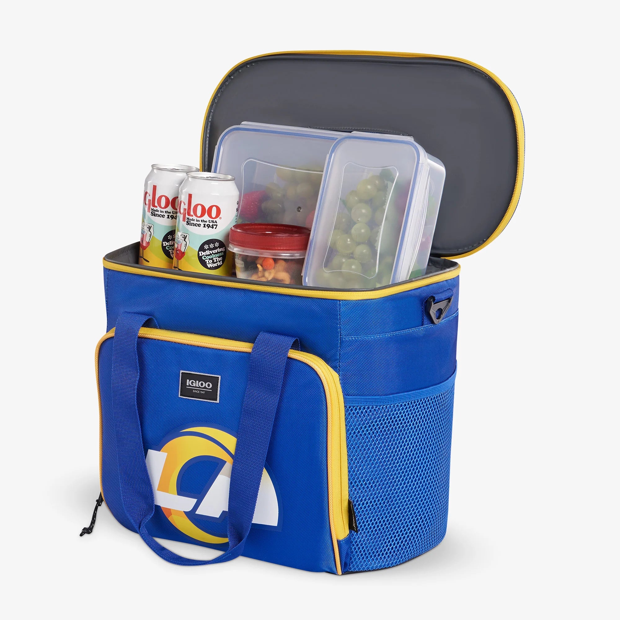 Igloo Insulated Cooler Durable Cooler Los Angeles Rams Tailgate Tote - Image 2