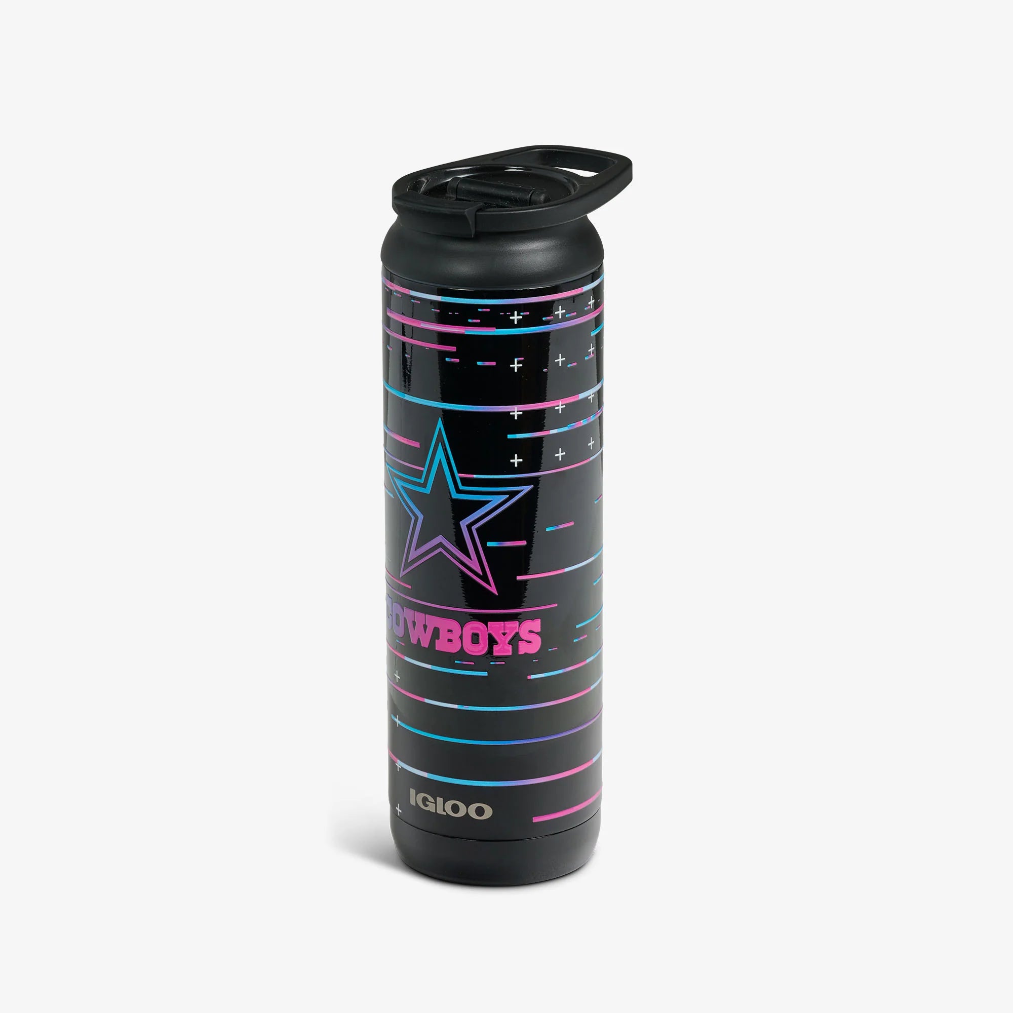 Igloo Travel Durable Cooler NFL Neon Dallas Cowboys 20 Oz Flip Flip'n'Sip Sip Tumbler - Image 6