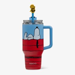 Igloo Insulated Cooler Durable Cooler SnoopyFlip'n'Sips Doghouse 32 Oz Travel Mug