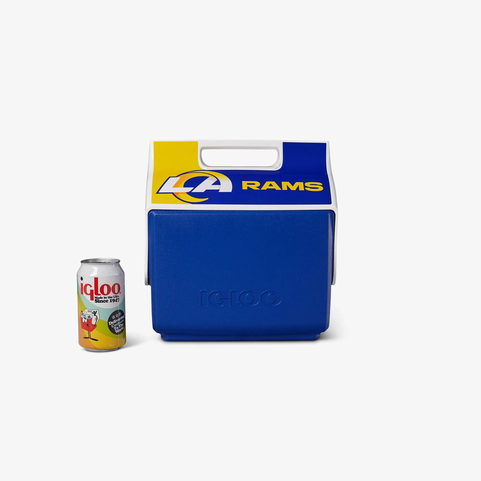 Igloo Personal Cooler Insulated Cooler Durable Cooler Los Angeles Rams Little Playmate 7 Qt Cooler - Image 5