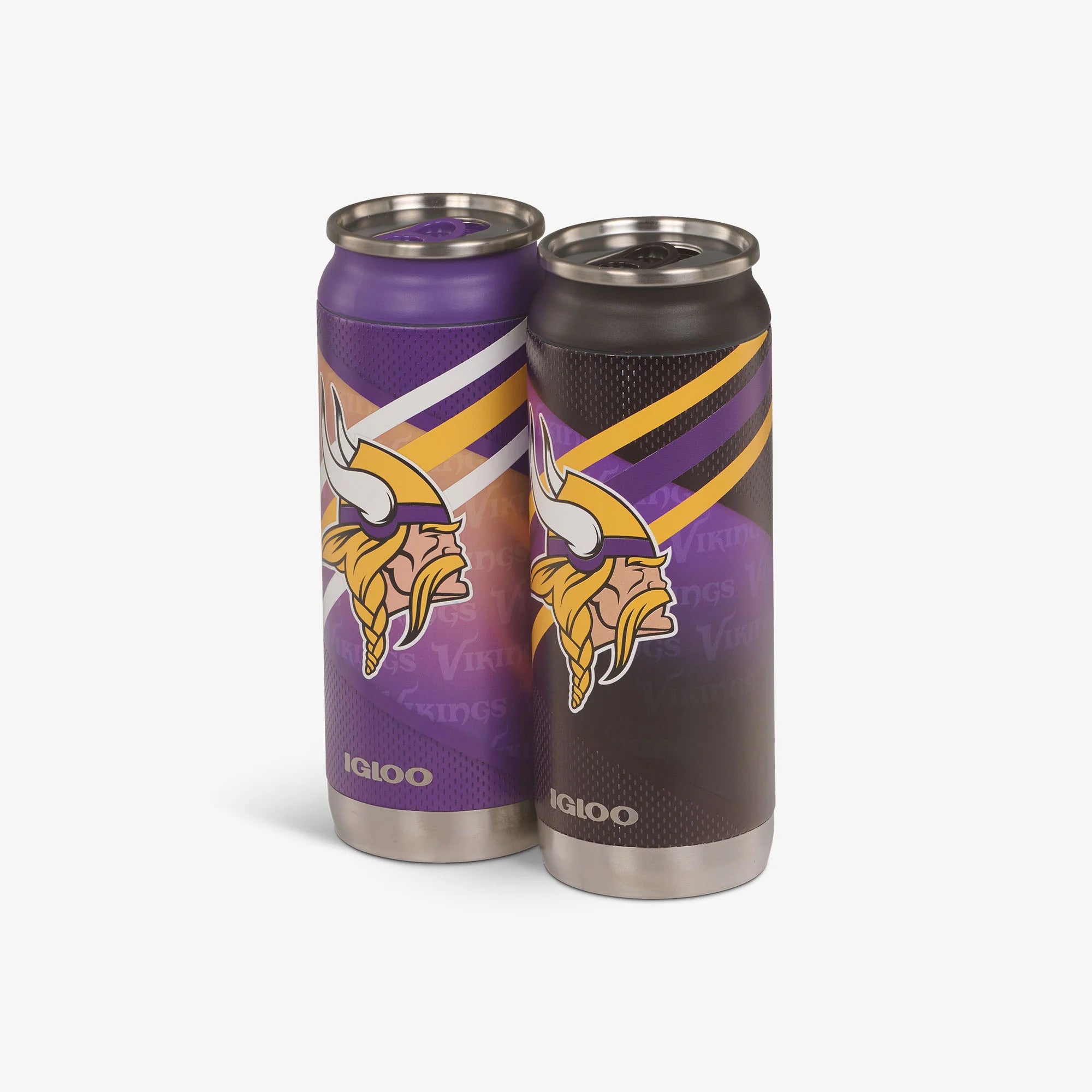 Igloo Insulated Cooler Durable Cooler Minnesota Vikings Home & Away 16 Oz Can 2-Pack - Image 2
