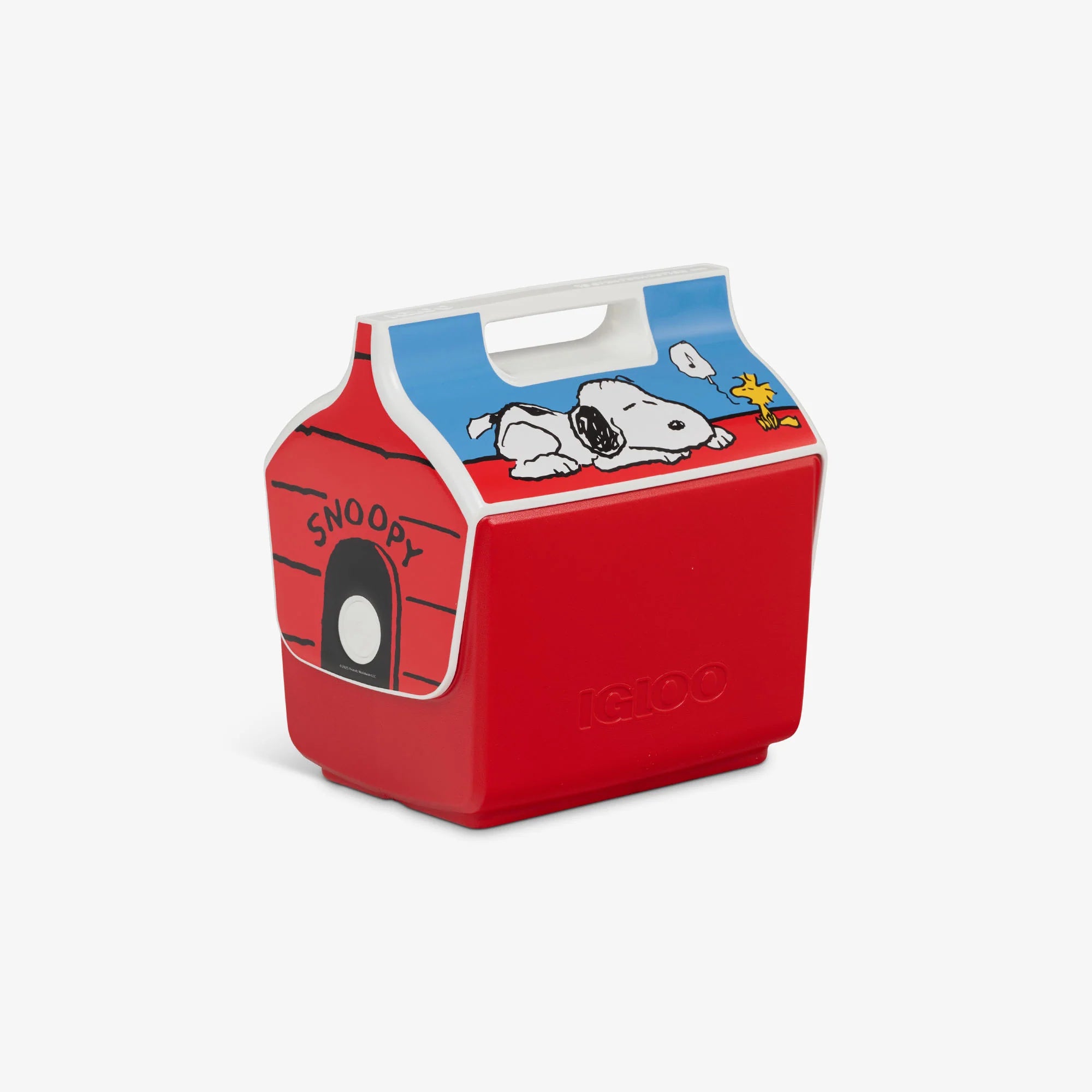 Igloo Personal Cooler Insulated Cooler Durable Cooler SnoopyFlip'n'Sips Doghouse Little Playmate 7 Qt Cooler - Image 4