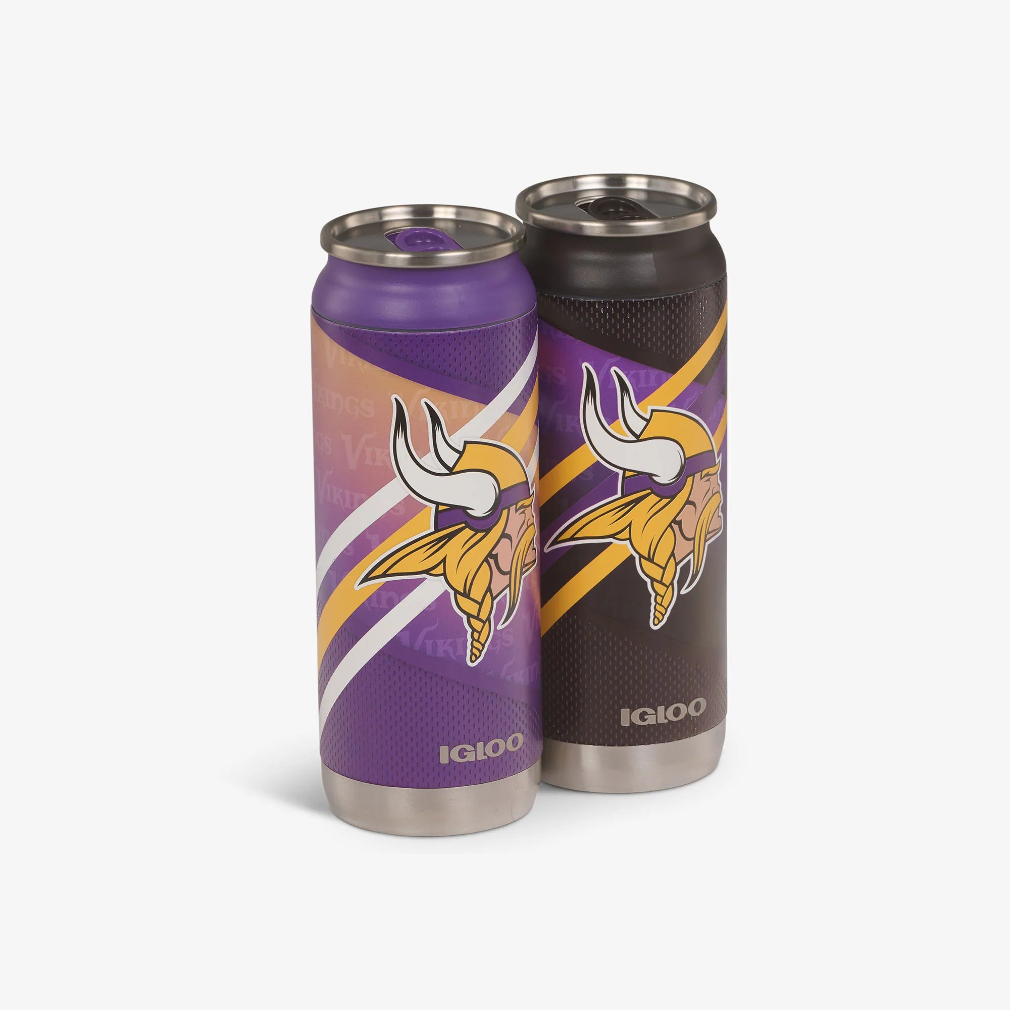 Igloo Insulated Cooler Durable Cooler Minnesota Vikings Home & Away 16 Oz Can 2-Pack - Image 4