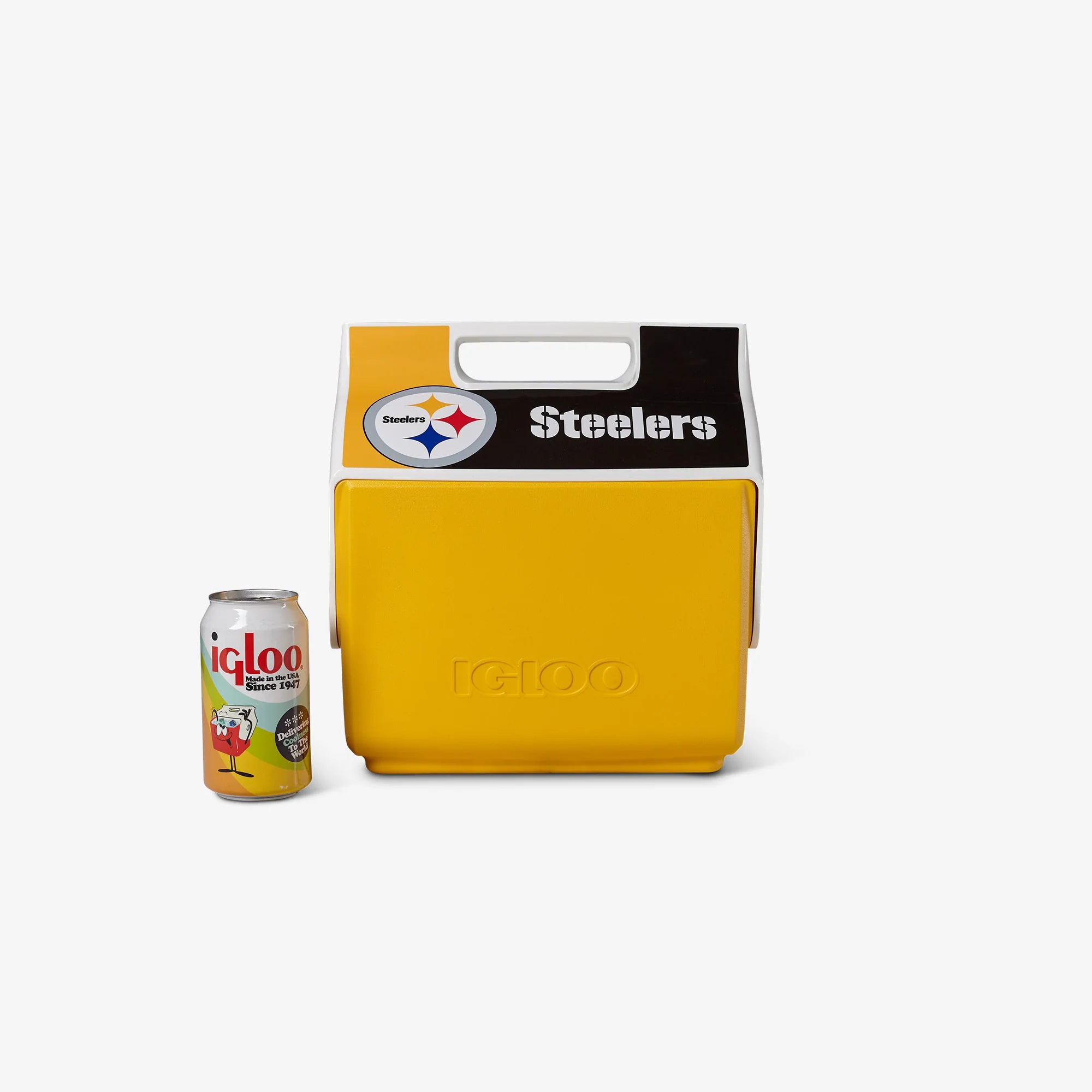 Igloo Personal Cooler Insulated Cooler Durable Cooler Pittsburgh Steelers Little Playmate 7 Qt Cooler - Image 5