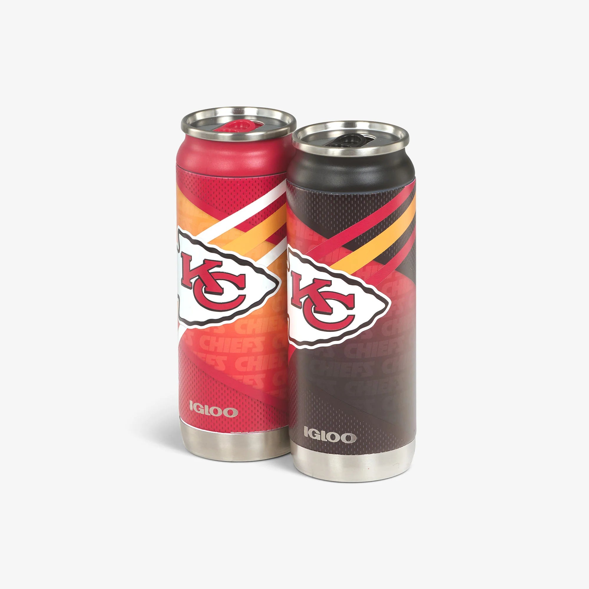 Igloo Insulated Cooler Durable Cooler Kansas City Chiefs Home & Away 16 Oz Can 2-Pack - Image 2