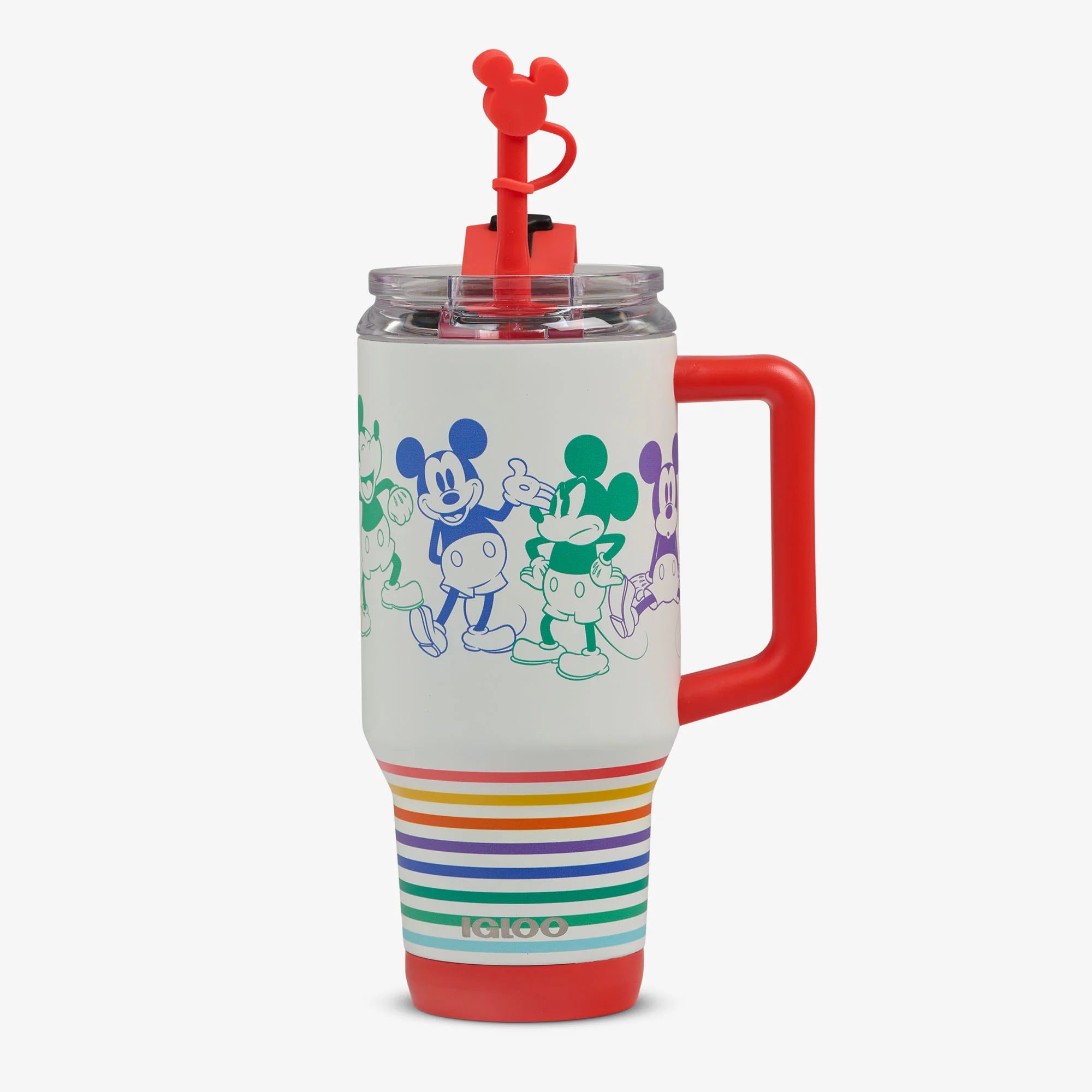 Igloo Insulated Cooler Collectible Gift for Fans Cooler Disney Mickey Mouse Stripe 32 Oz Travel Mug