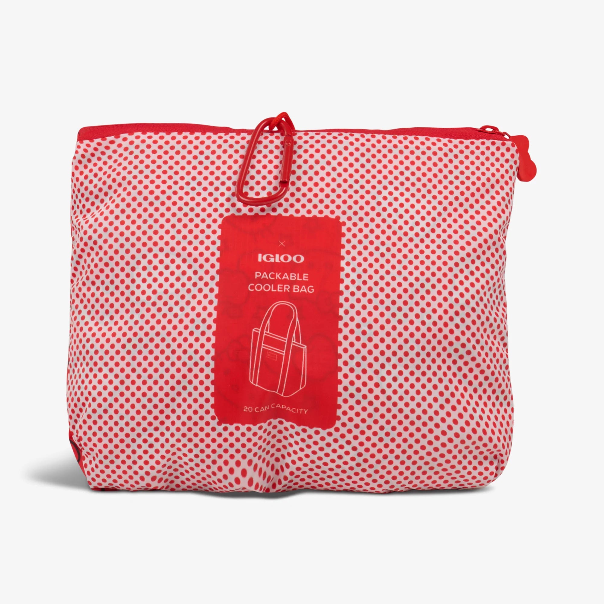 Igloo Insulated Cooler Durable Cooler Hello Kitty? Red Apples Packable Puffer 20-Can Cooler Bag - Image 3