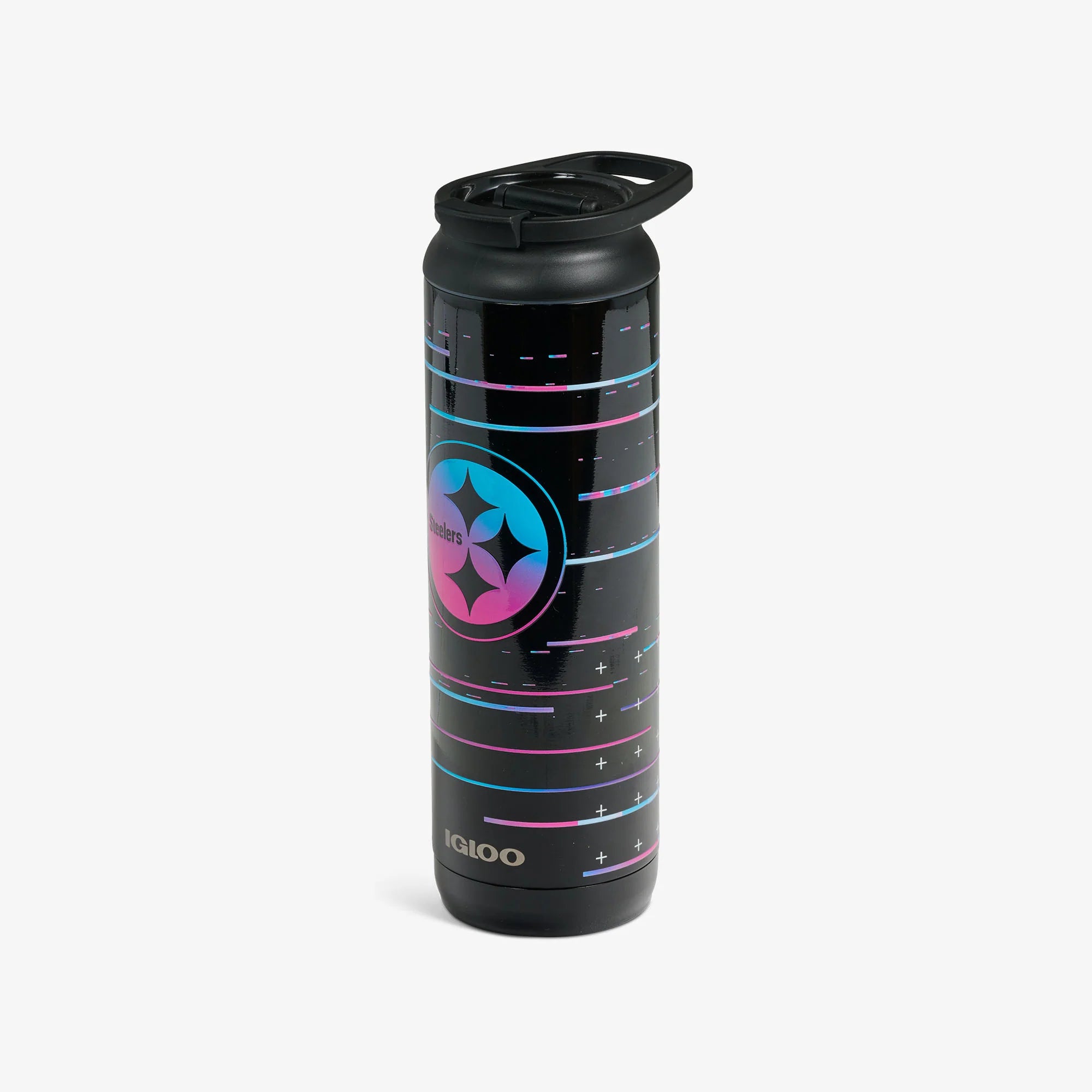 Igloo Travel Durable Cooler NFL Neon Pittsburgh Steelers 20 Oz Flip Flip'n'Sip Sip Tumbler - Image 6