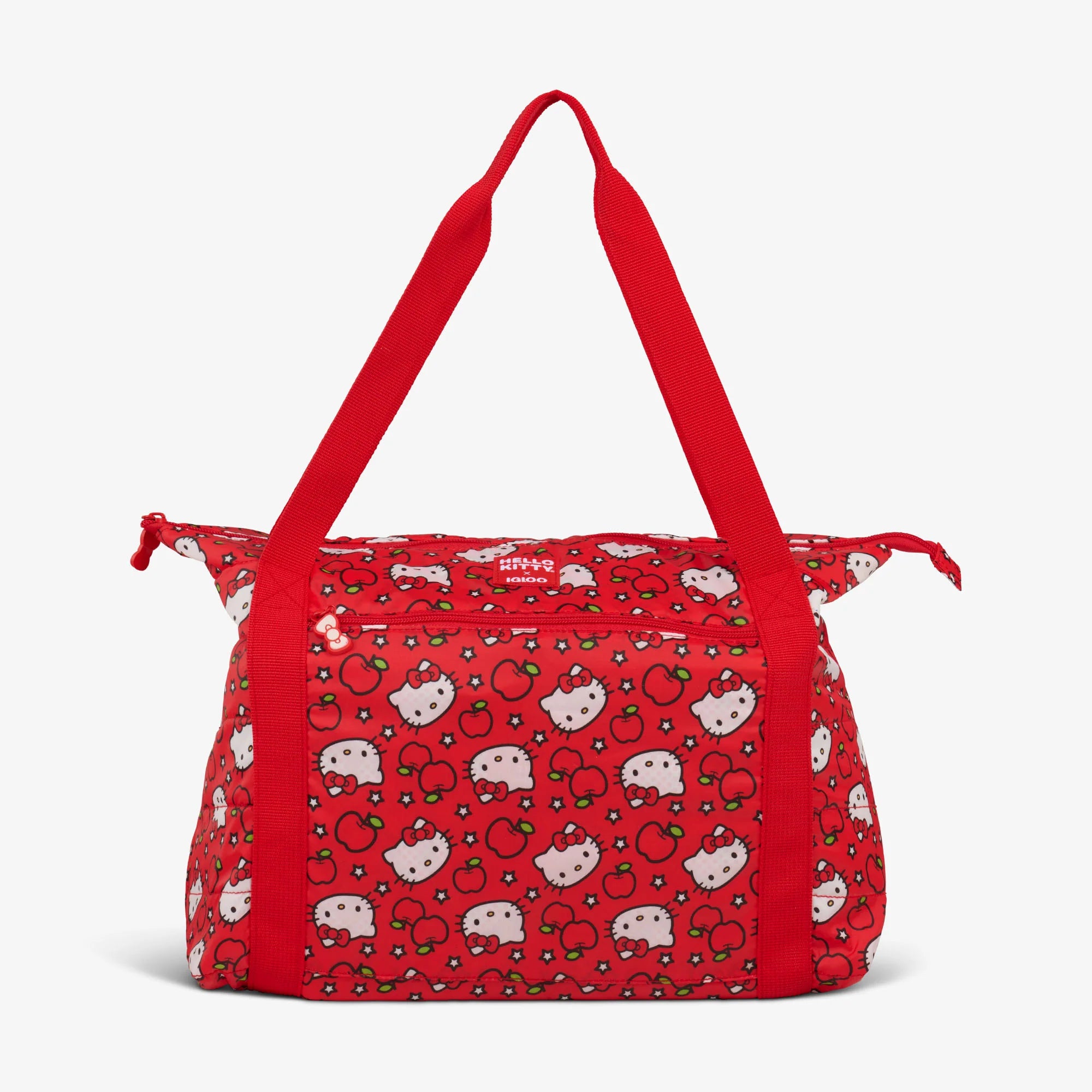 Igloo Insulated Cooler Durable Cooler Hello Kitty? Red Apples Packable Puffer 20-Can Cooler Bag