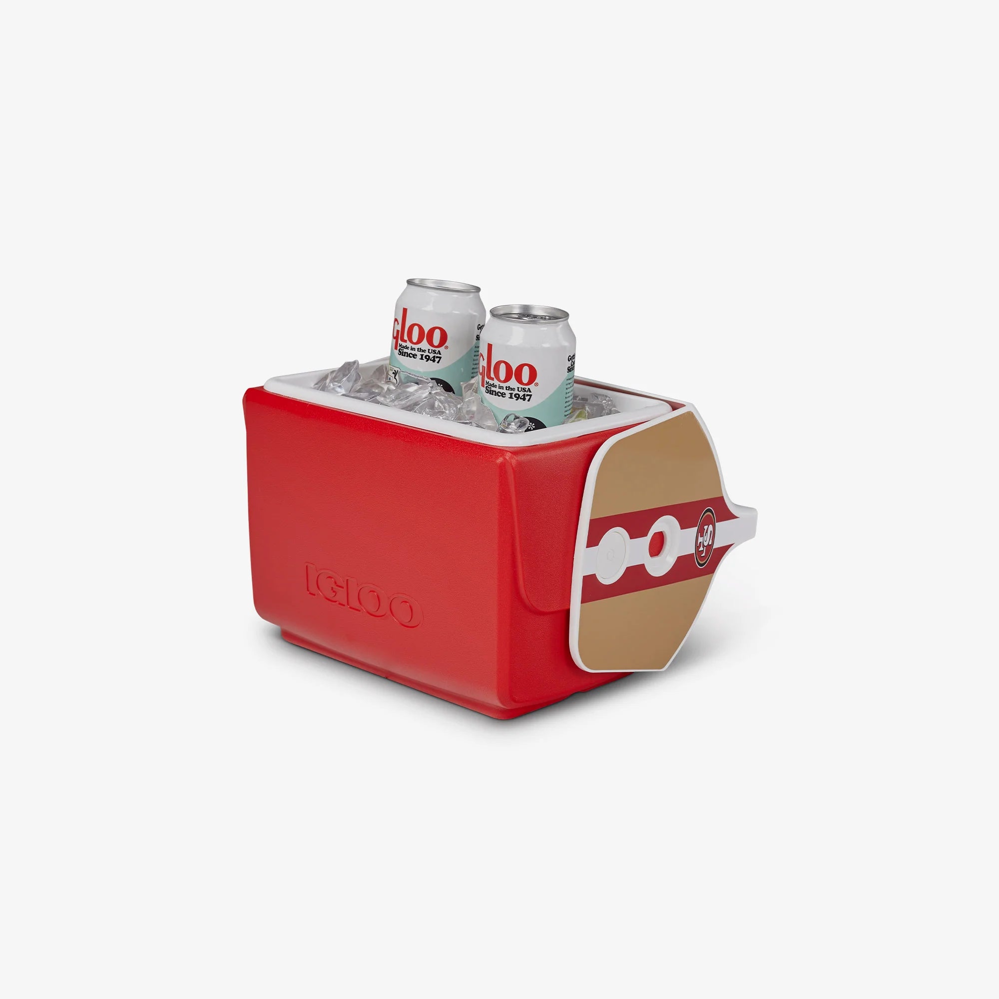 Igloo Personal Cooler Insulated Cooler Durable Cooler San Francisco 49ers Little Playmate 7 Qt Cooler - Image 3
