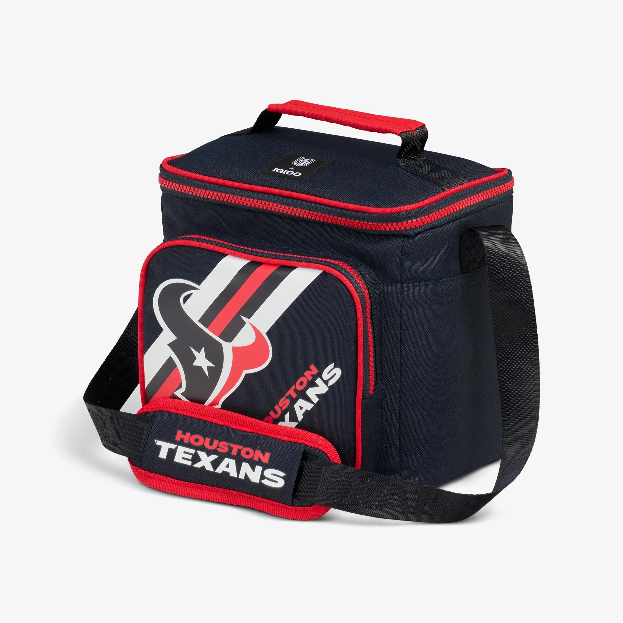 Igloo Portable Cooler Durable Cooler Houston Texans Square Lunch Cooler Bag - Image 2