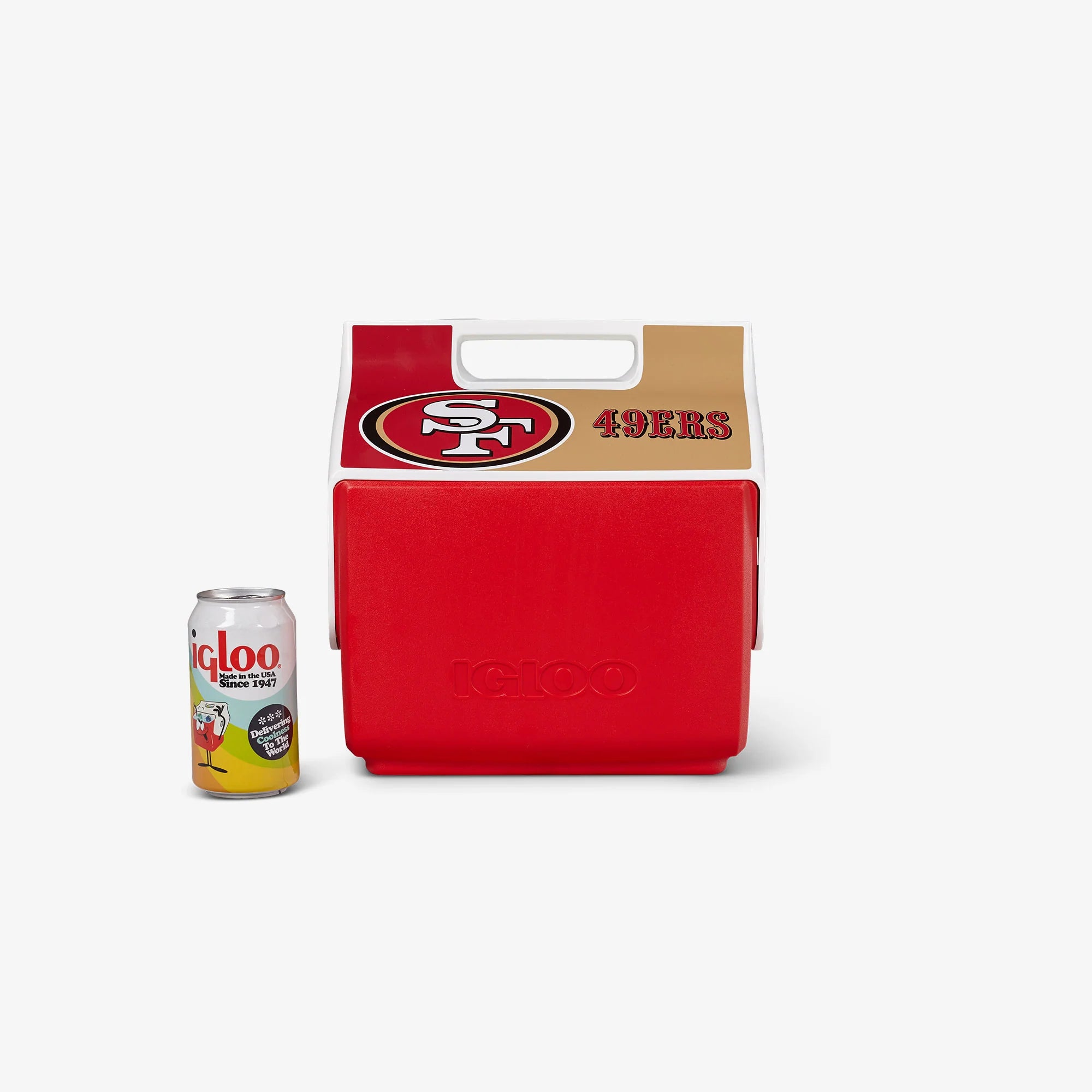 Igloo Personal Cooler Insulated Cooler Durable Cooler San Francisco 49ers Little Playmate 7 Qt Cooler - Image 5