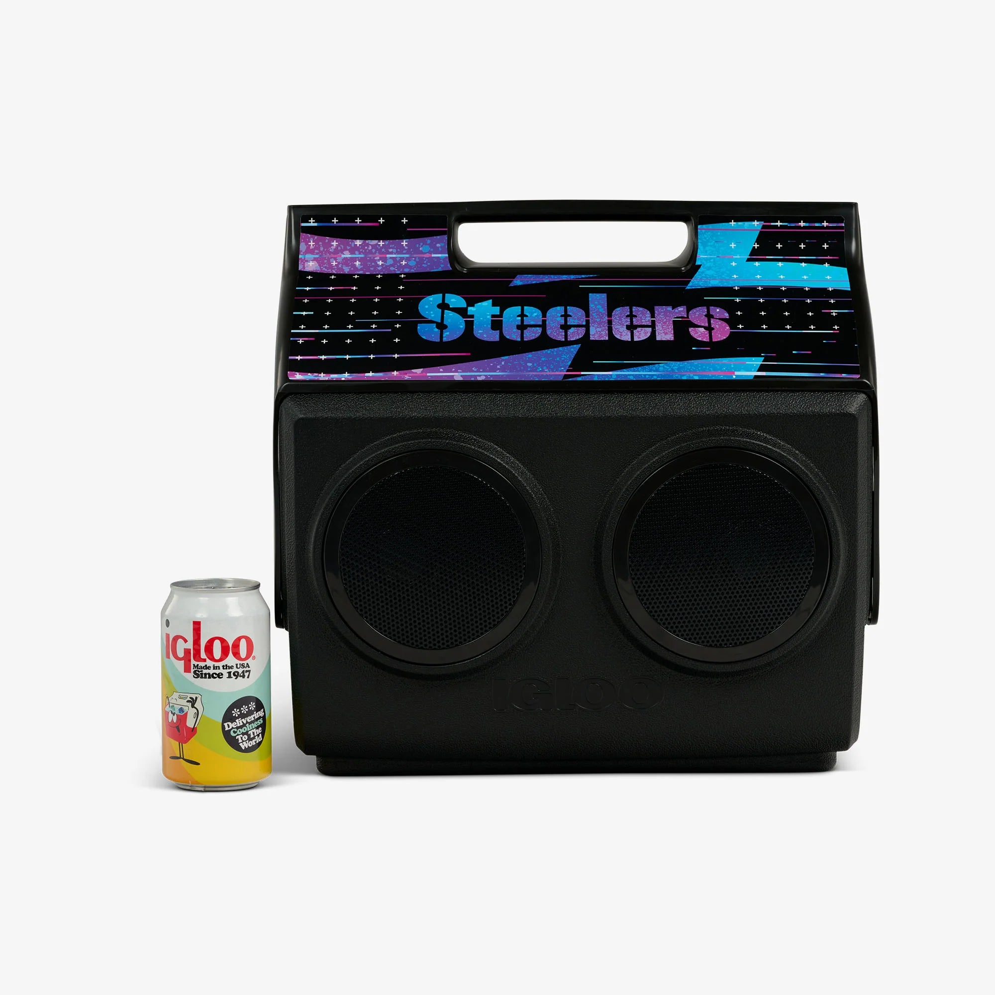 Igloo Insulated Cooler Durable Cooler NFL Neon Pittsburgh Steelers KoolTunes™ - Image 7