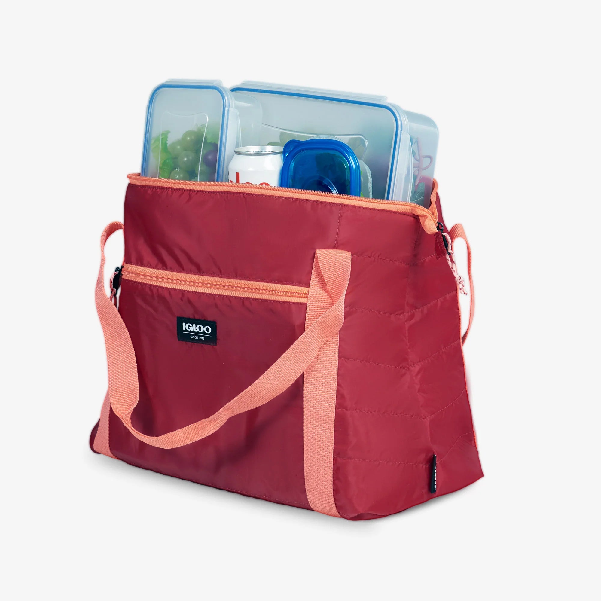 Igloo Insulated Cooler Durable Cooler Packable Puffer 20-Can Cooler Bag - Image 31
