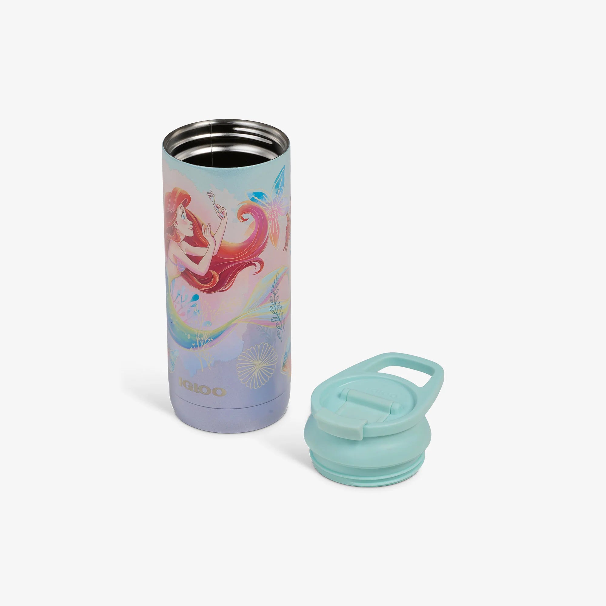 Igloo Travel Collectible Gift for Fans Cooler Disney The Little Mermaid 16 Oz Flip Flip'n'Sip Sip Tumbler - Image 3
