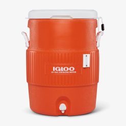 Igloo Travel Durable Cooler 10 Gallon Seat Top Water Jug With Cup Dispenser