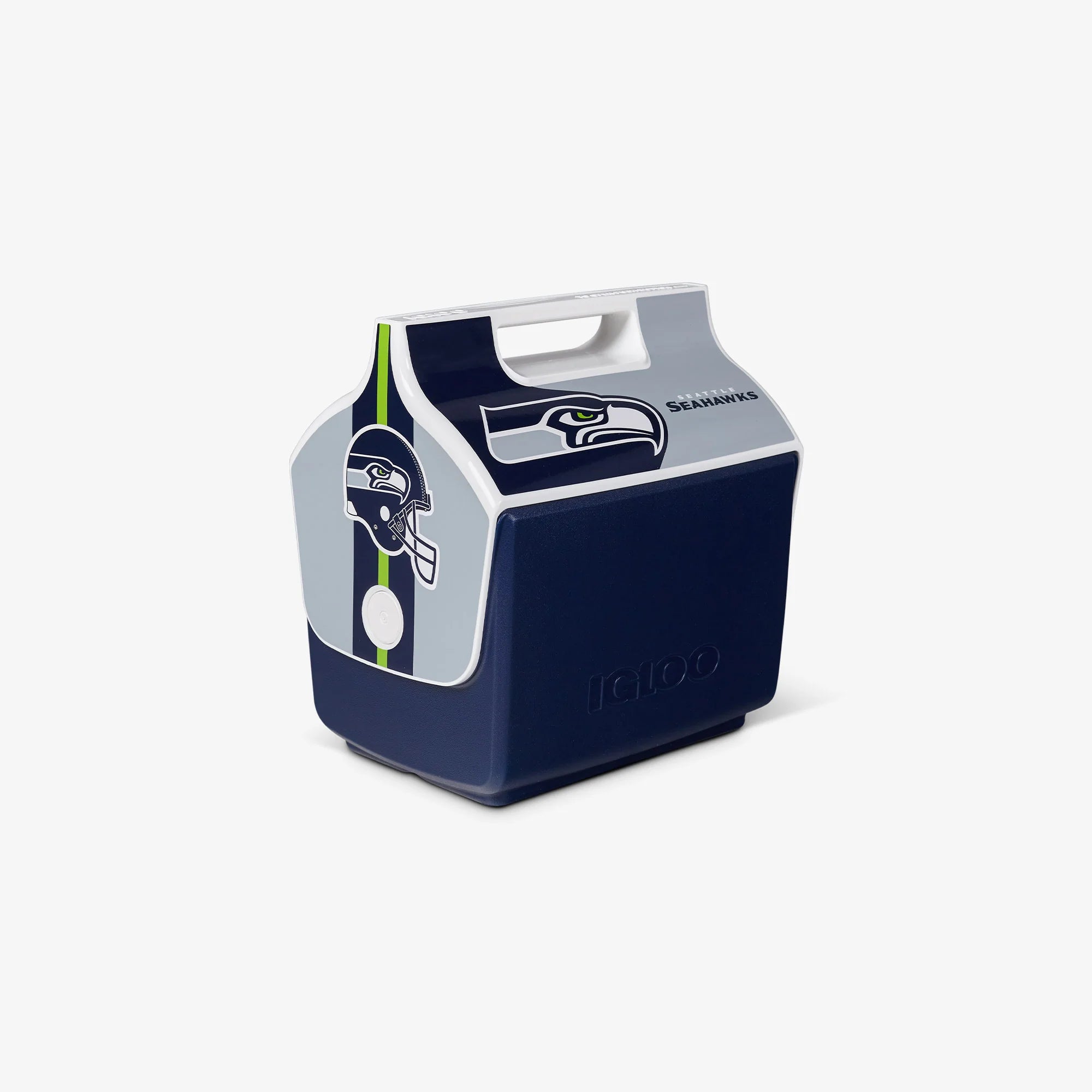 Igloo Personal Cooler Insulated Cooler Durable Cooler Seattle Seahawks Little Playmate 7 Qt Cooler - Image 4