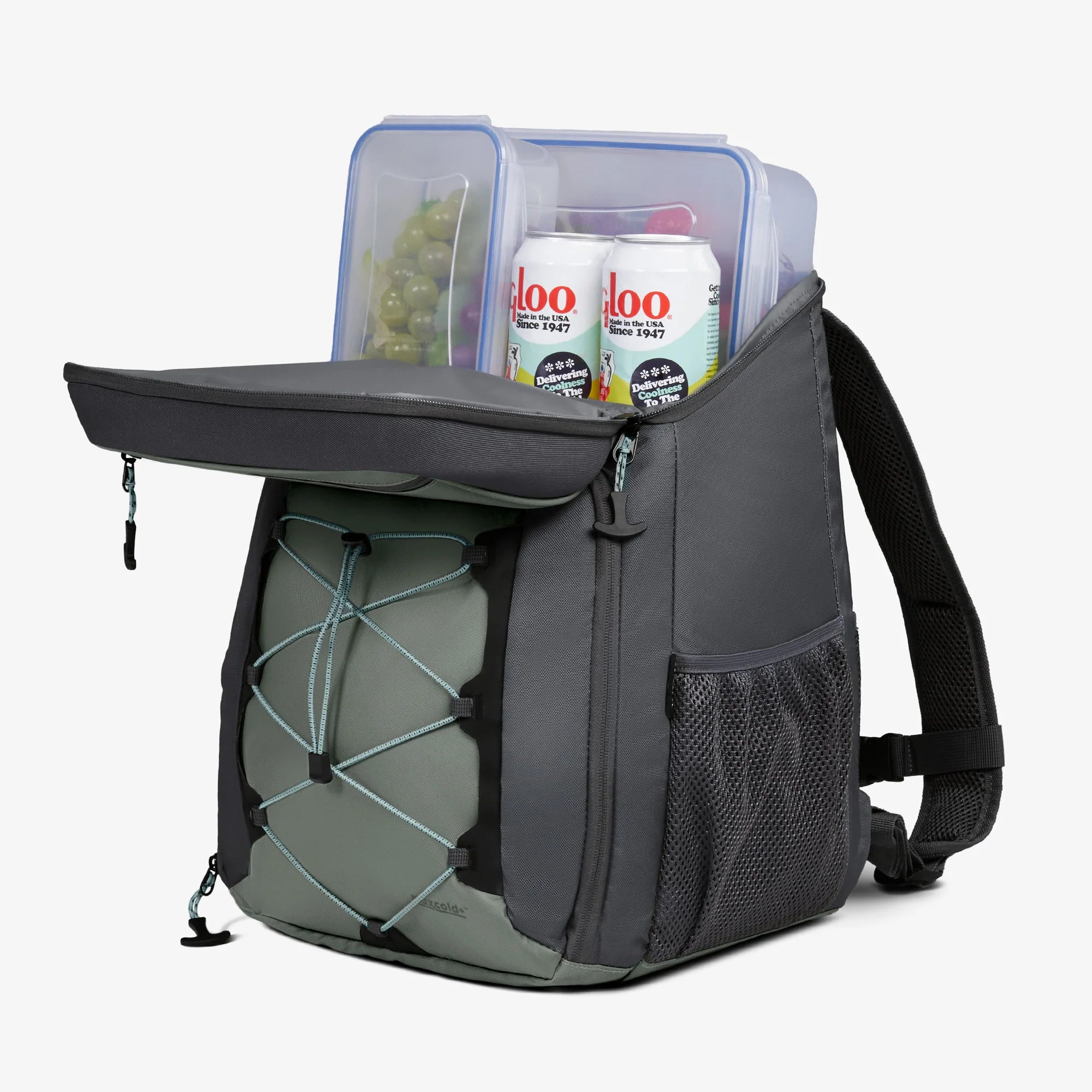 Igloo Insulated Cooler Durable Cooler MaxCold Voyager 30-Can Backpack - Image 3