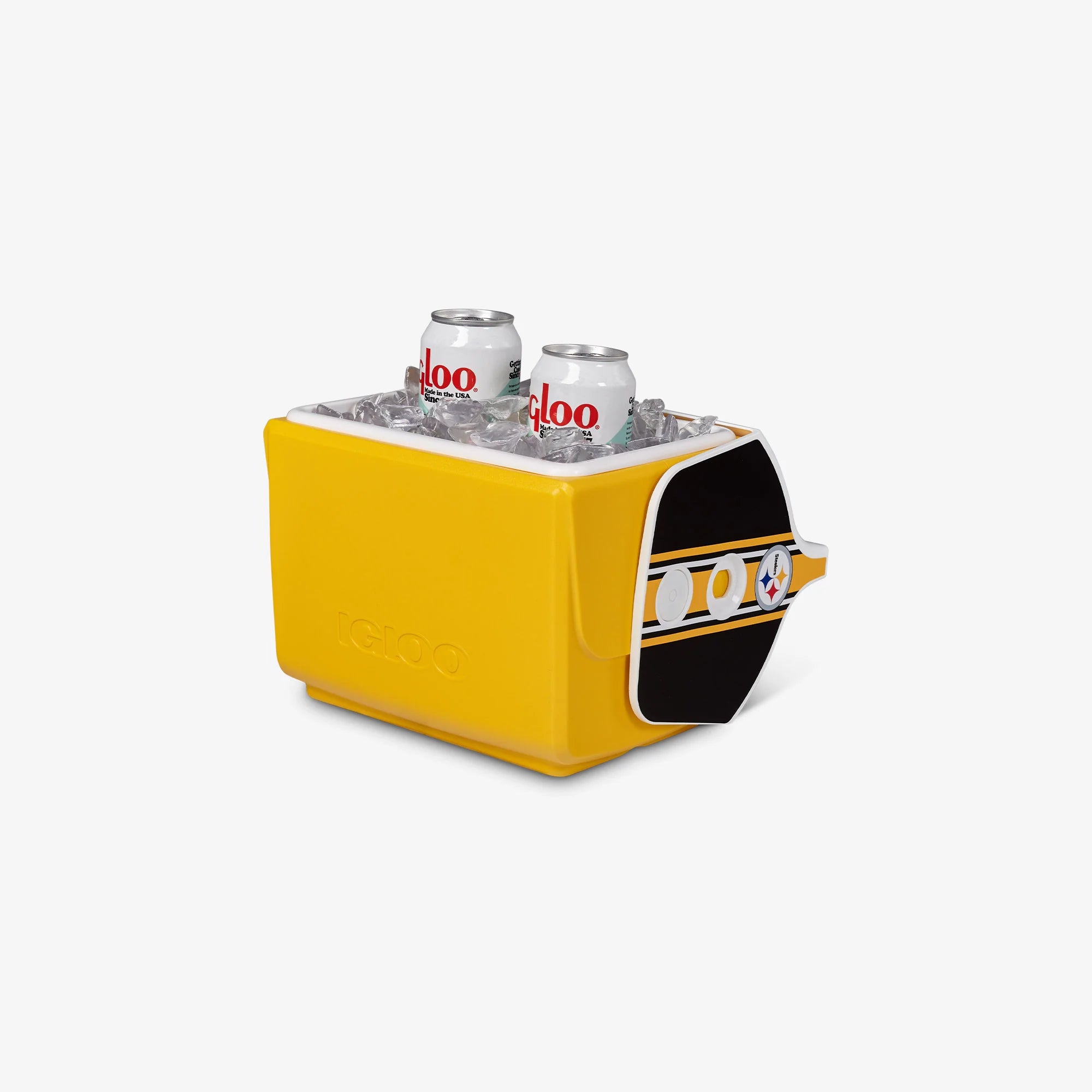 Igloo Personal Cooler Insulated Cooler Durable Cooler Pittsburgh Steelers Little Playmate 7 Qt Cooler - Image 3
