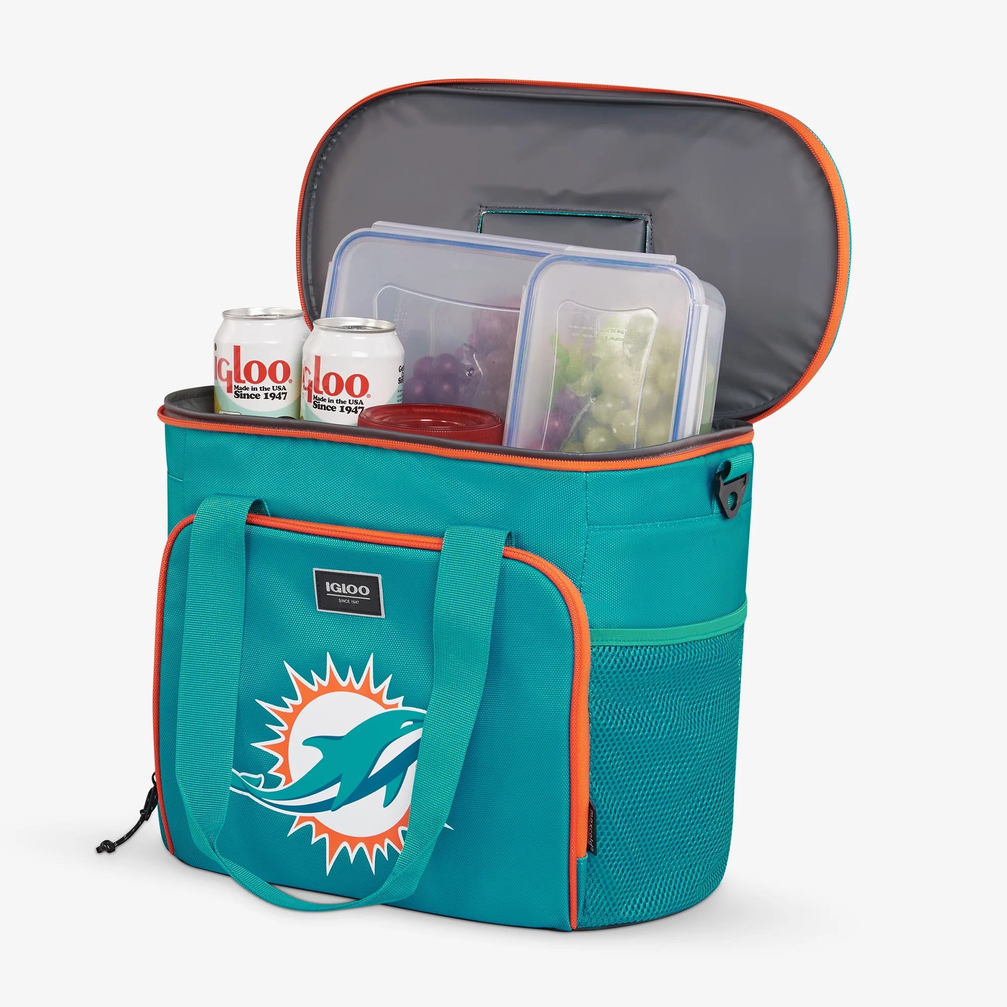 Igloo Insulated Cooler Durable Cooler Miami Dolphins Tailgate Tote - Image 3