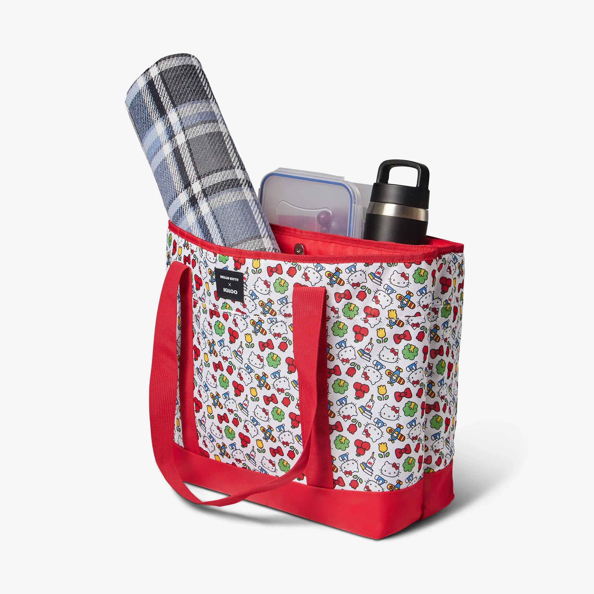 Igloo Insulated Cooler Durable Cooler Hello Kitty? Dual Compartment Tote Cooler Bag - Image 3