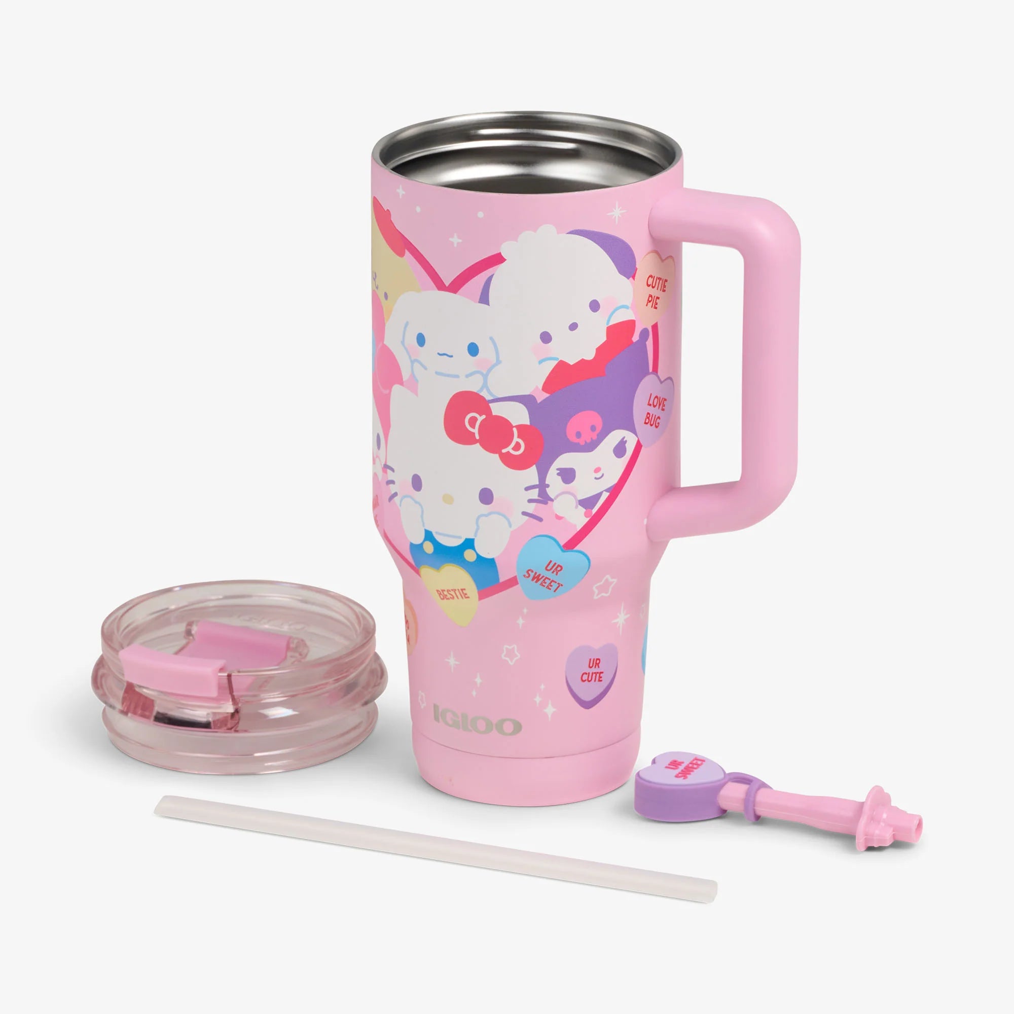 Igloo Insulated Cooler Durable Cooler Hello Kitty? and Friends x Sweethearts? Candies 32 Oz Travel Mug - Image 5