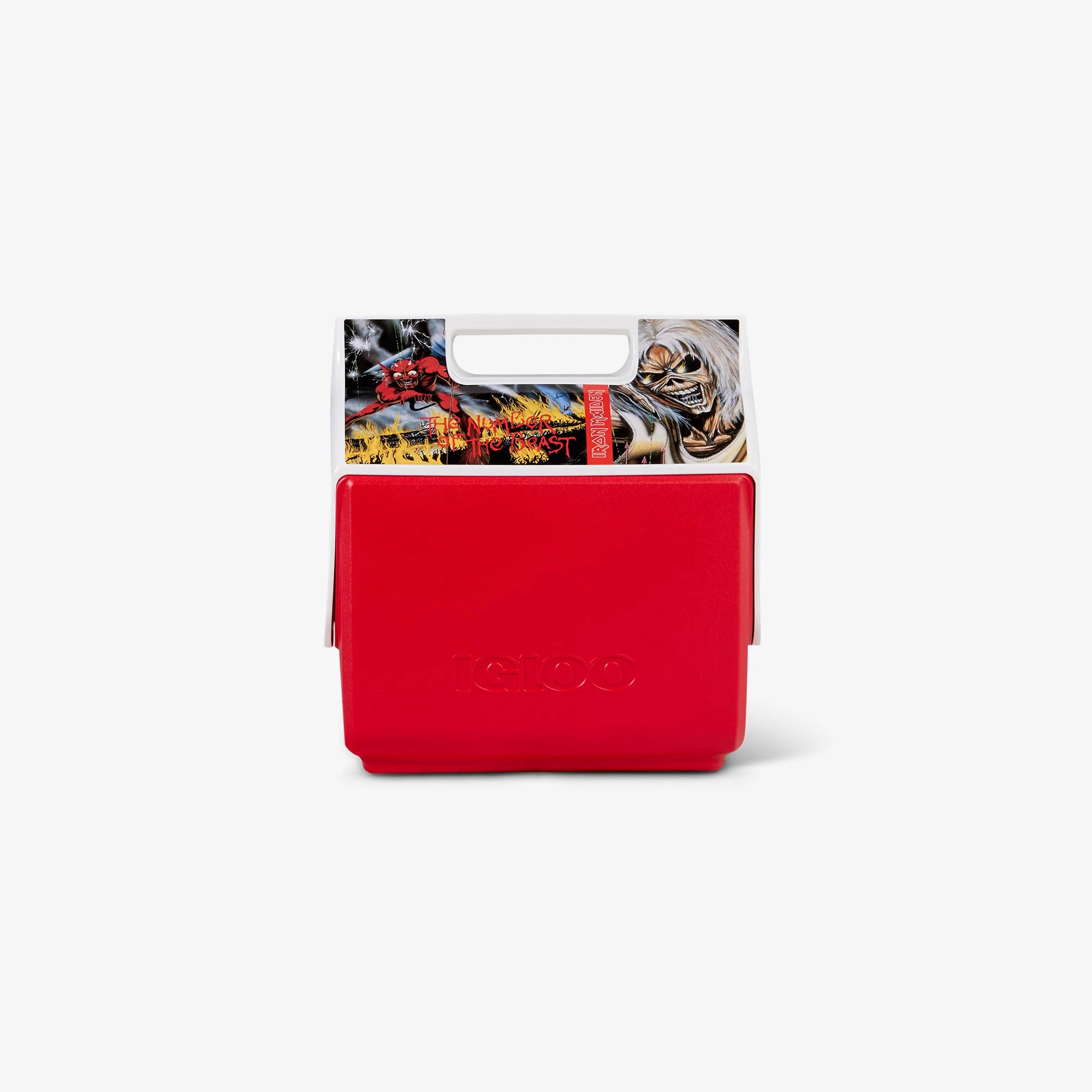 Igloo Personal Cooler Insulated Cooler Durable Cooler Iron Maiden The Number of the Beast Little Playmate 7 Qt Cooler