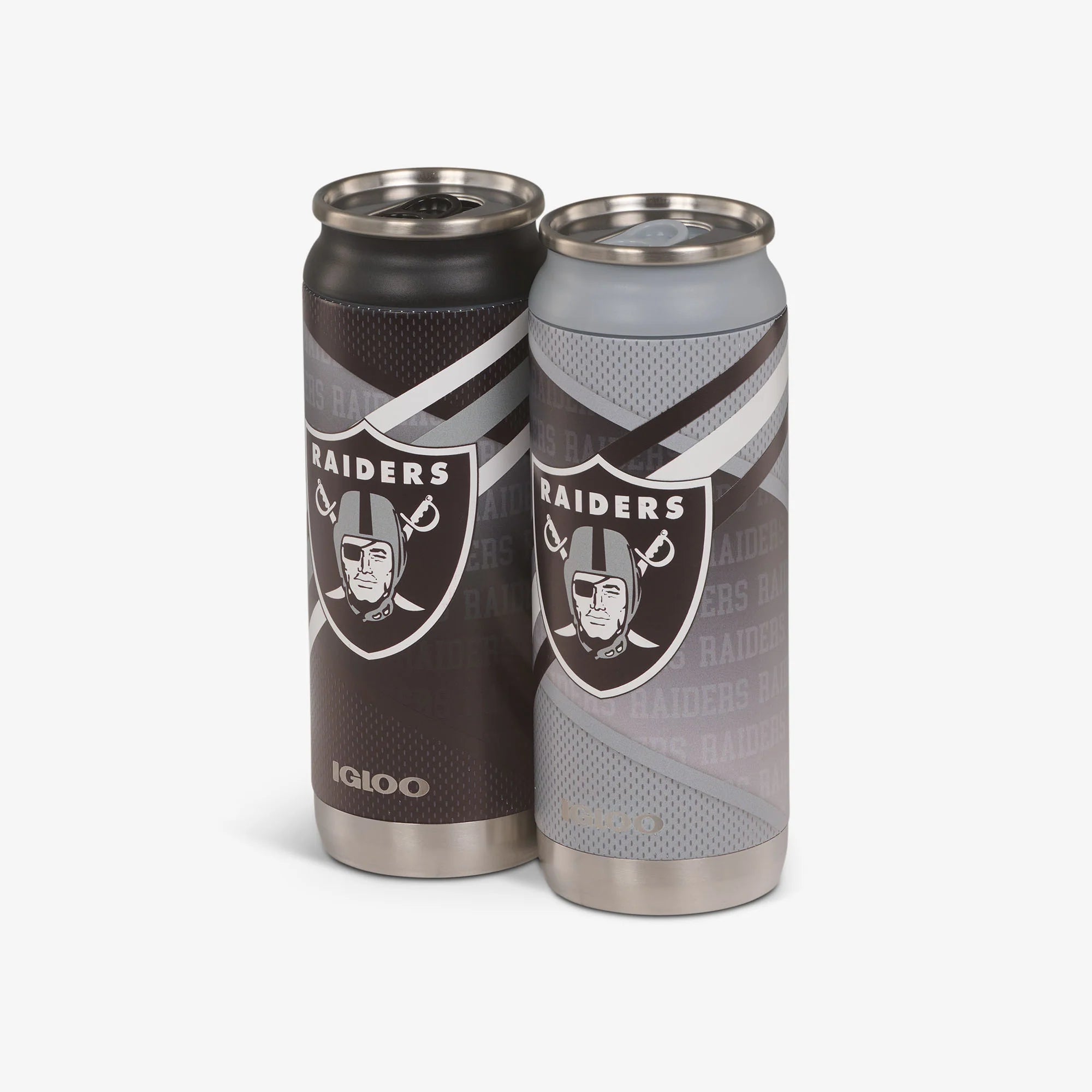 Igloo Insulated Cooler Durable Cooler Las Vegas Raiders Home & Away 16 Oz Can 2-Pack - Image 2