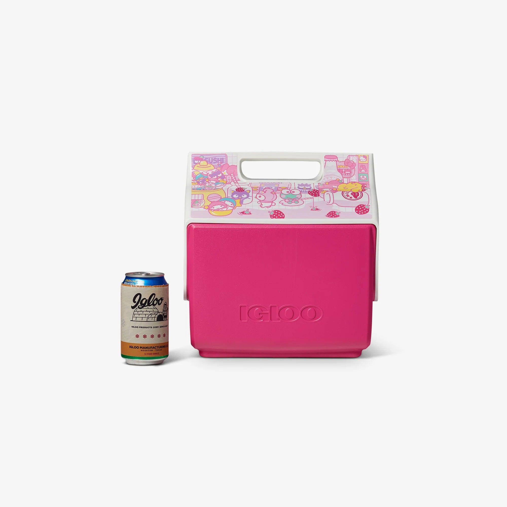 Igloo Personal Cooler Insulated Cooler Durable Cooler Hello Kitty? and Friends Strawberry Milk Little Playmate 7 Qt Cooler - Image 5