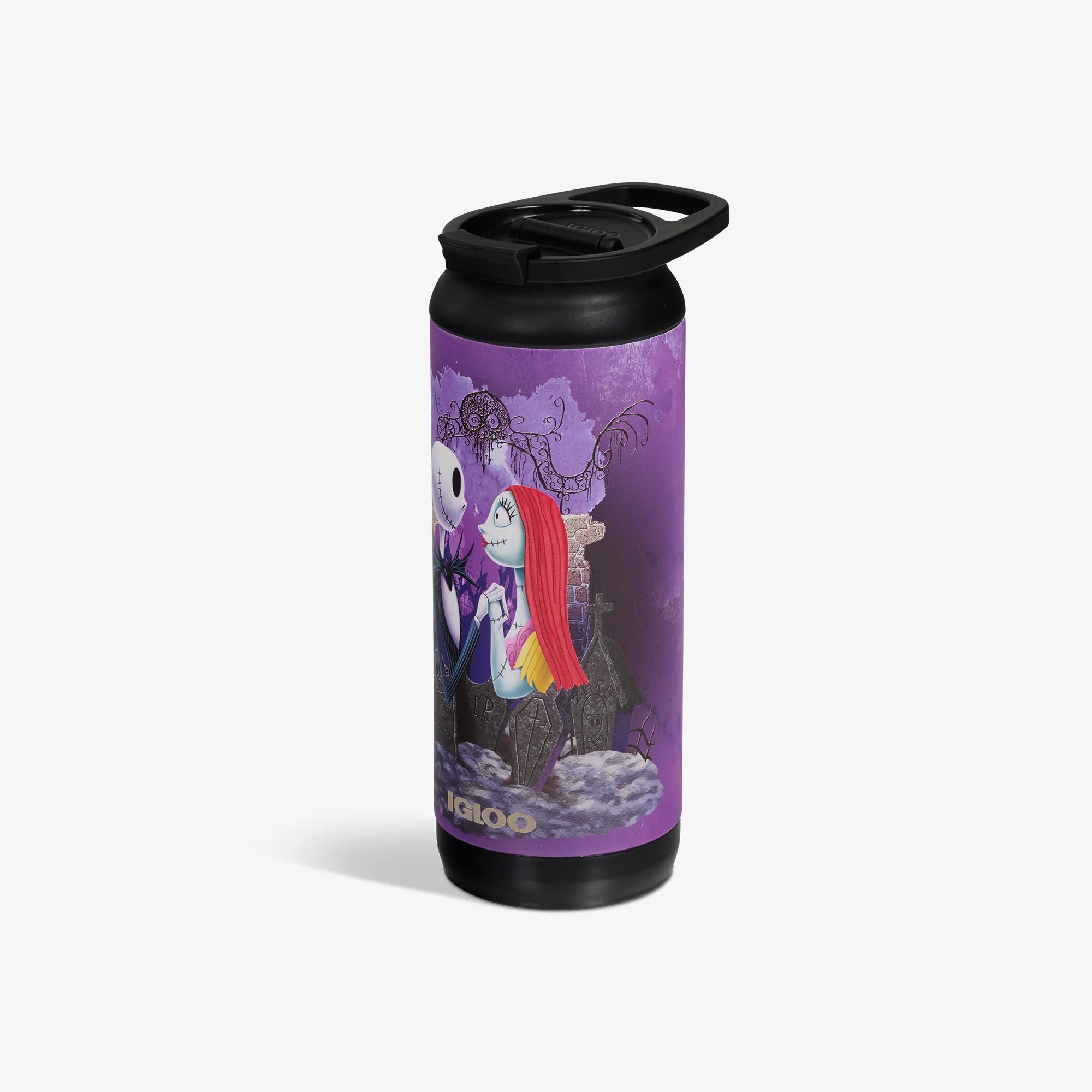Igloo Travel Collectible Gift for Fans Cooler Disney Tim BurtonFlip'n'Sips The Nightmare Before Christmas Jack Skellington & Sally 16 Oz Flip Flip'n'Sip Sip Tumbler - Image 2