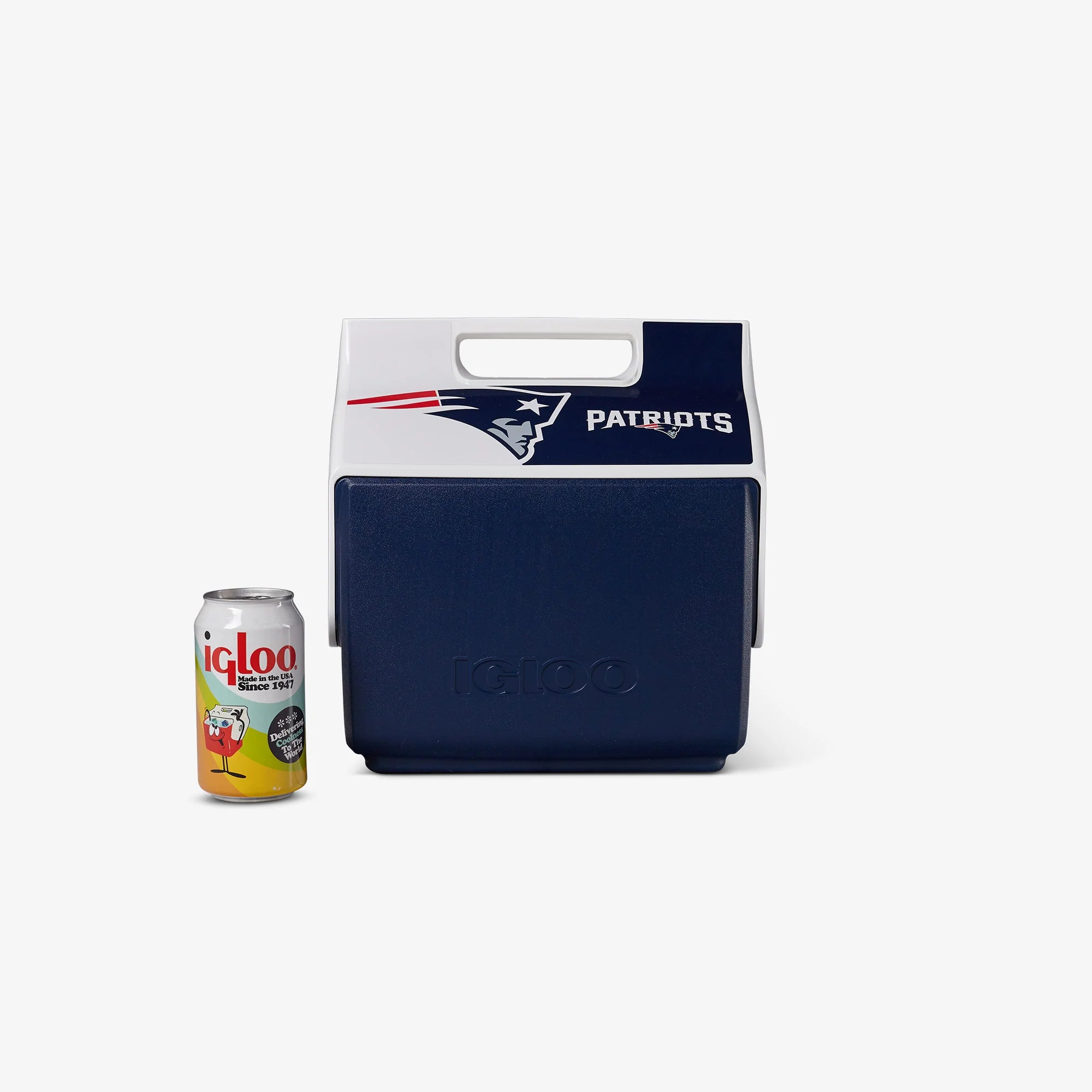 Igloo Personal Cooler Insulated Cooler Durable Cooler New England Patriots Little Playmate 7 Qt Cooler - Image 5