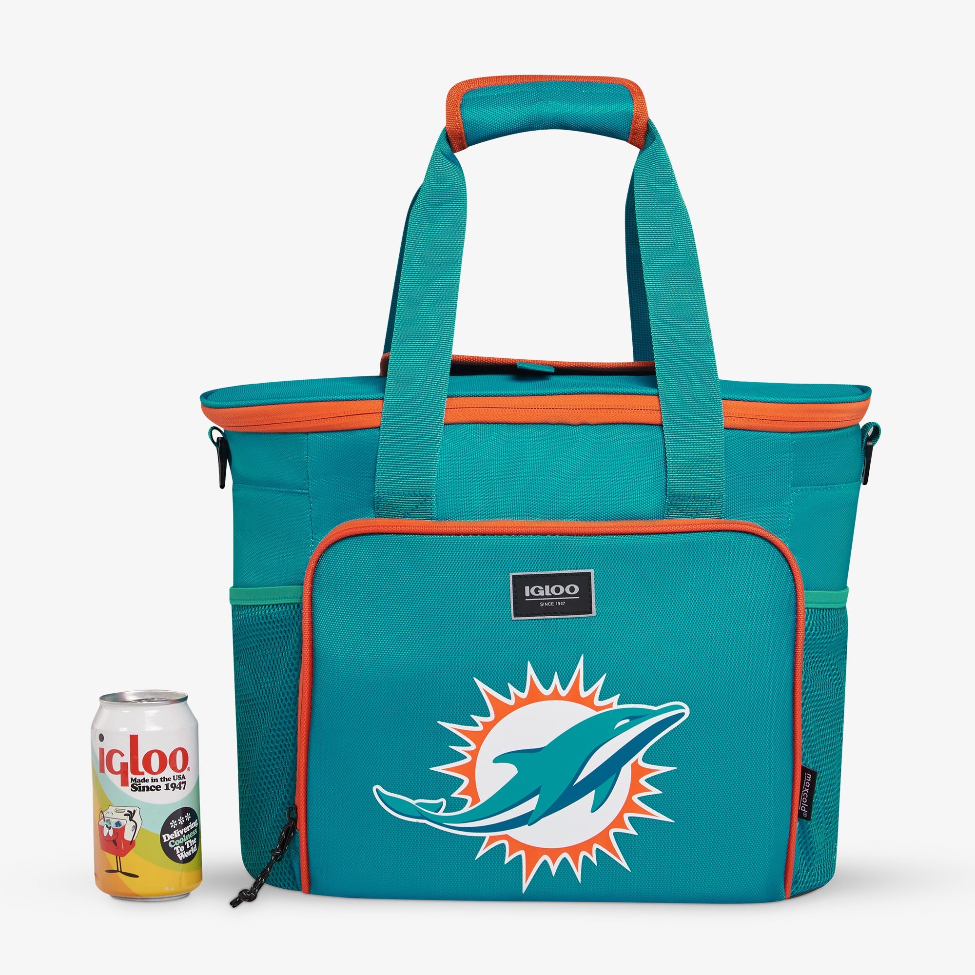 Igloo Insulated Cooler Durable Cooler Miami Dolphins Tailgate Tote - Image 7