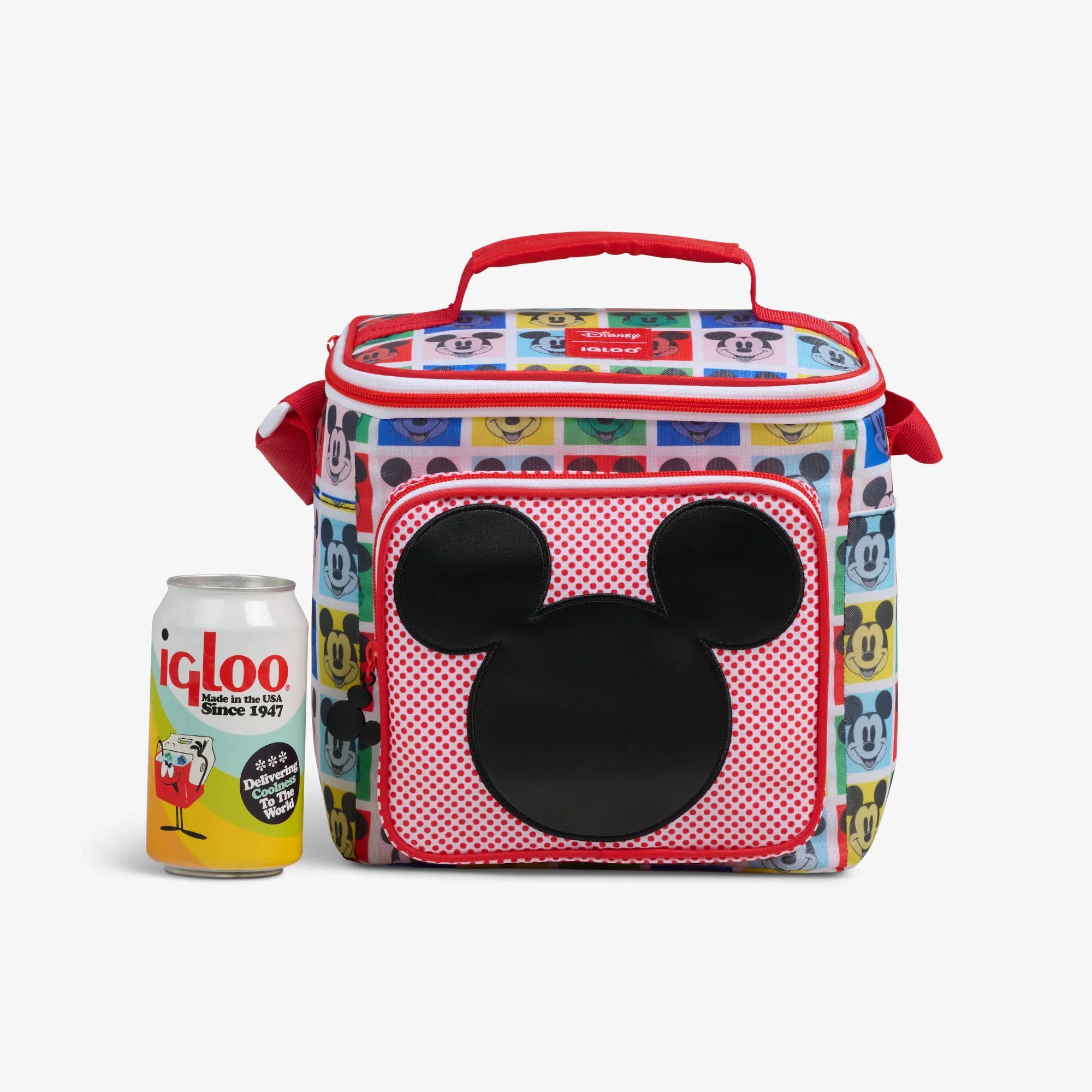 Igloo Portable Cooler Collectible Gift for Fans Cooler Disney Mickey Mouse Pop Art Square Lunch Cooler Bag - Image 7