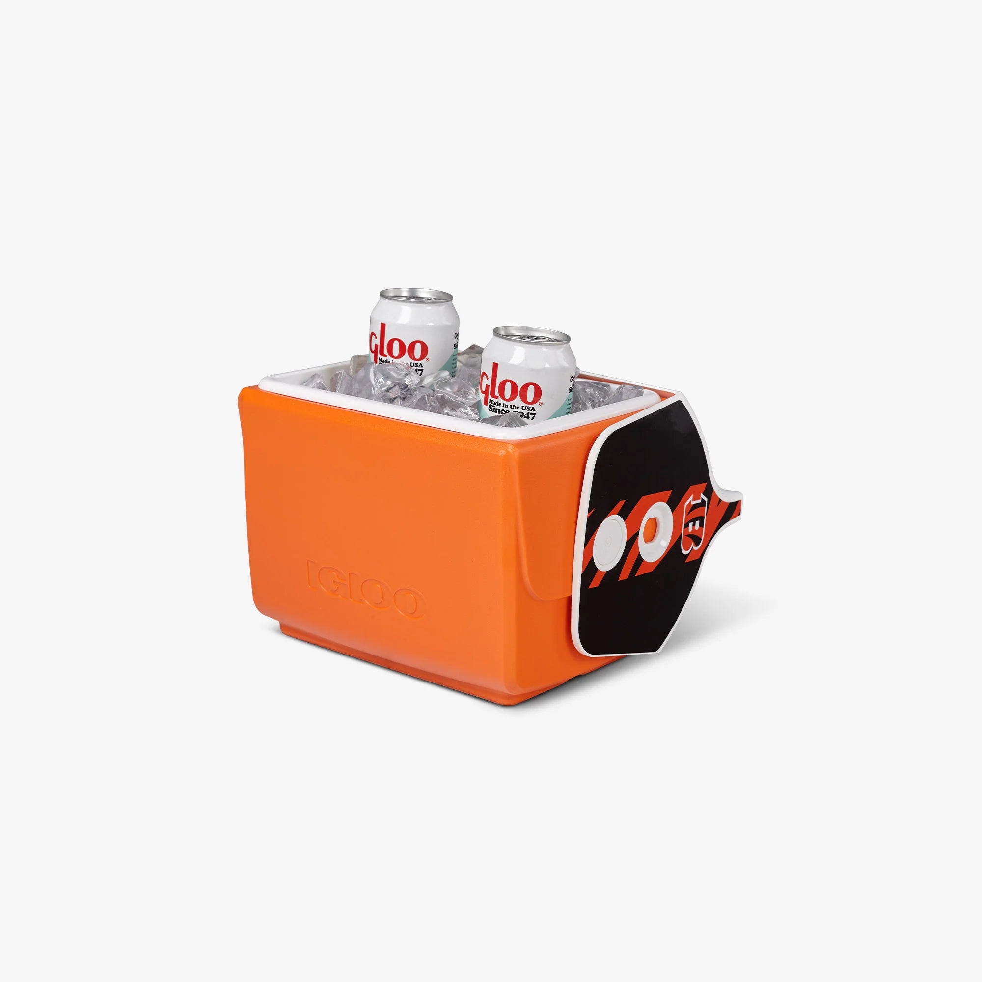 Igloo Personal Cooler Insulated Cooler Durable Cooler Cincinnati Bengals Little Playmate 7 Qt Cooler - Image 3