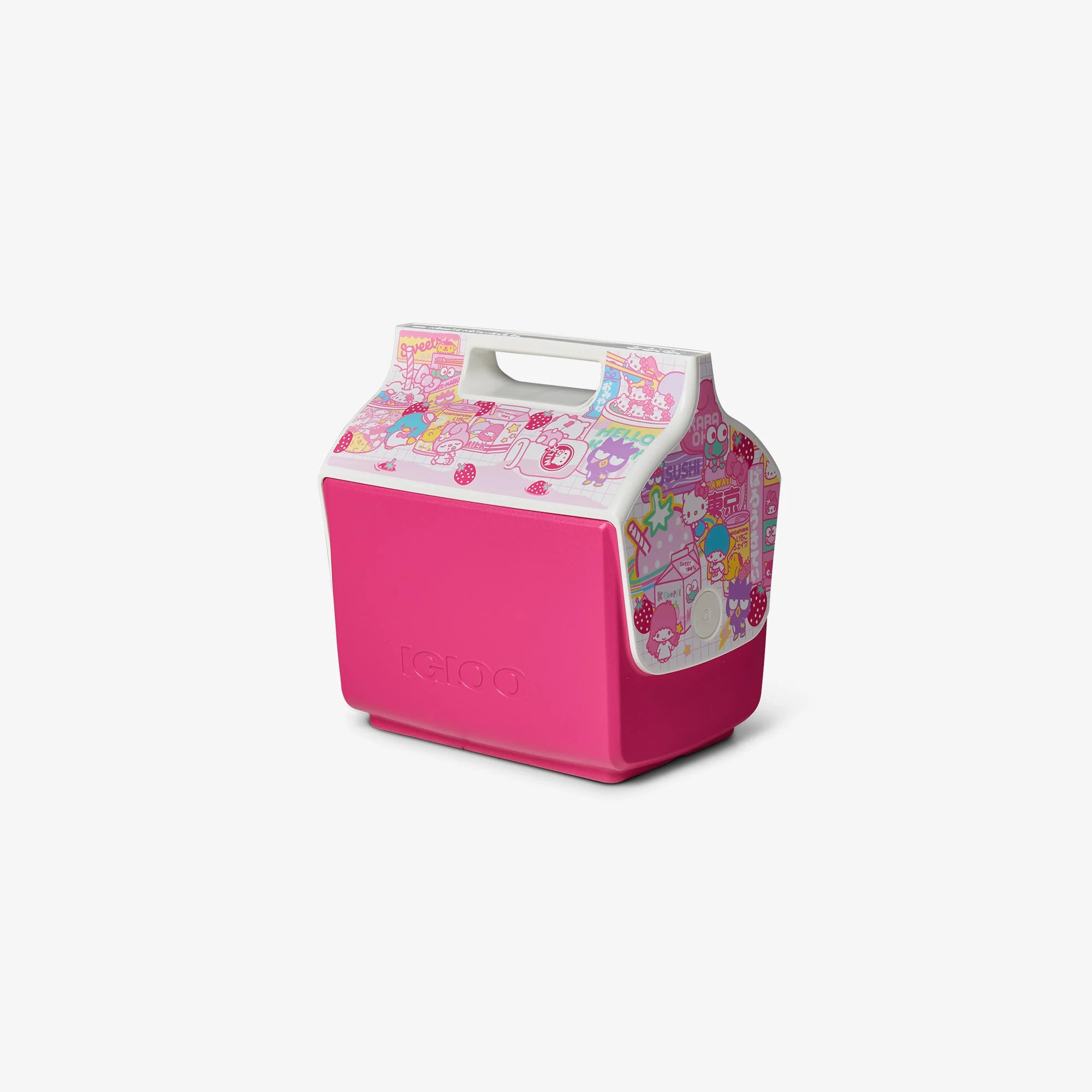 Igloo Personal Cooler Insulated Cooler Durable Cooler Hello Kitty? and Friends Strawberry Milk Little Playmate 7 Qt Cooler - Image 2