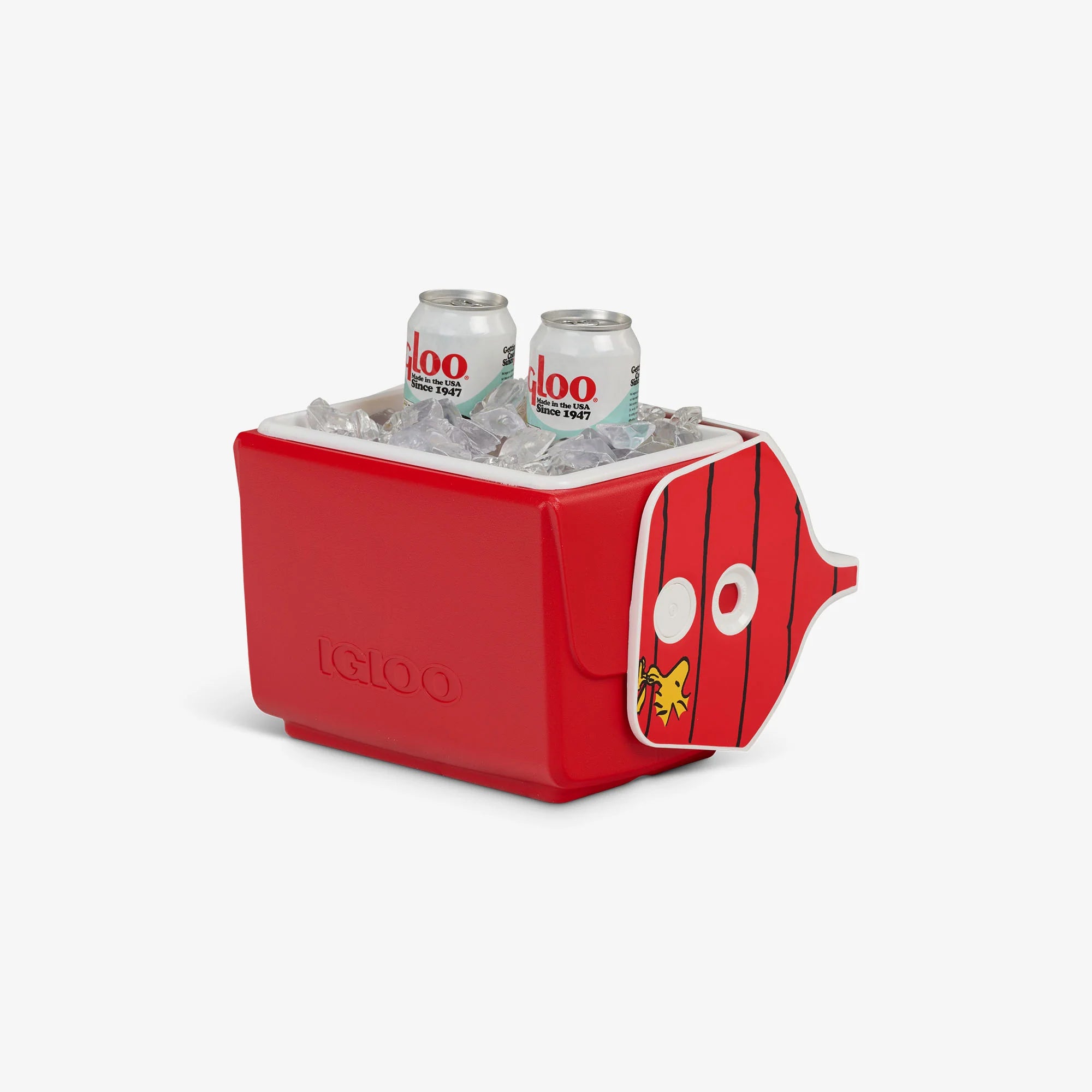 Igloo Personal Cooler Insulated Cooler Durable Cooler SnoopyFlip'n'Sips Doghouse Little Playmate 7 Qt Cooler - Image 3