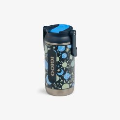 Alternative view of Igloo Portable Cooler Durable Cooler Kids Lunch Glow 12 Oz Sipper Bottle