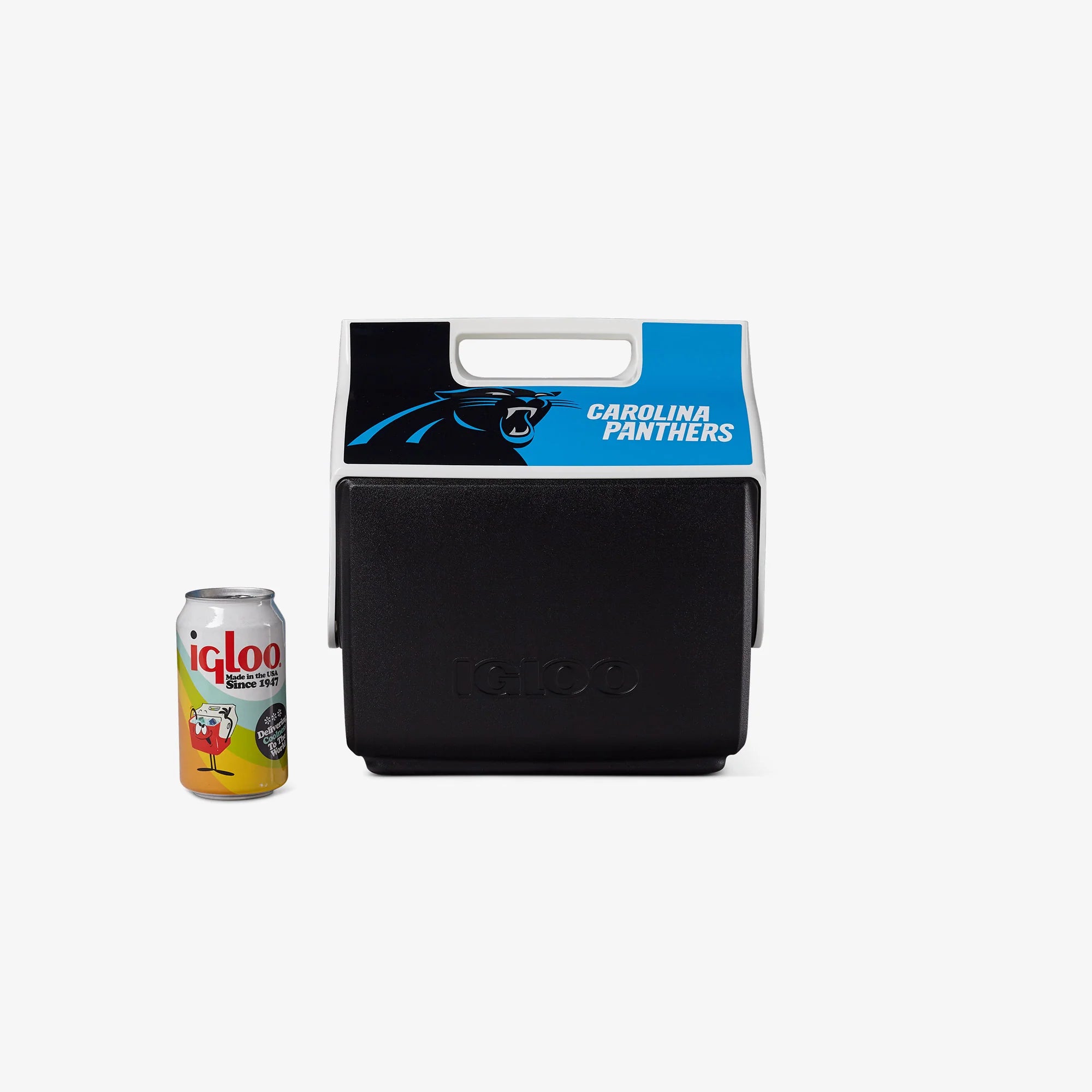 Igloo Personal Cooler Insulated Cooler Durable Cooler Carolina Panthers Little Playmate 7 Qt Cooler - Image 5
