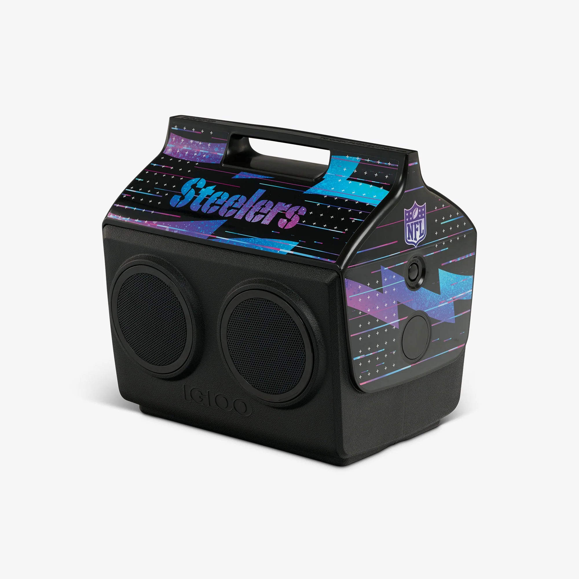 Igloo Insulated Cooler Durable Cooler NFL Neon Pittsburgh Steelers KoolTunes™ - Image 2