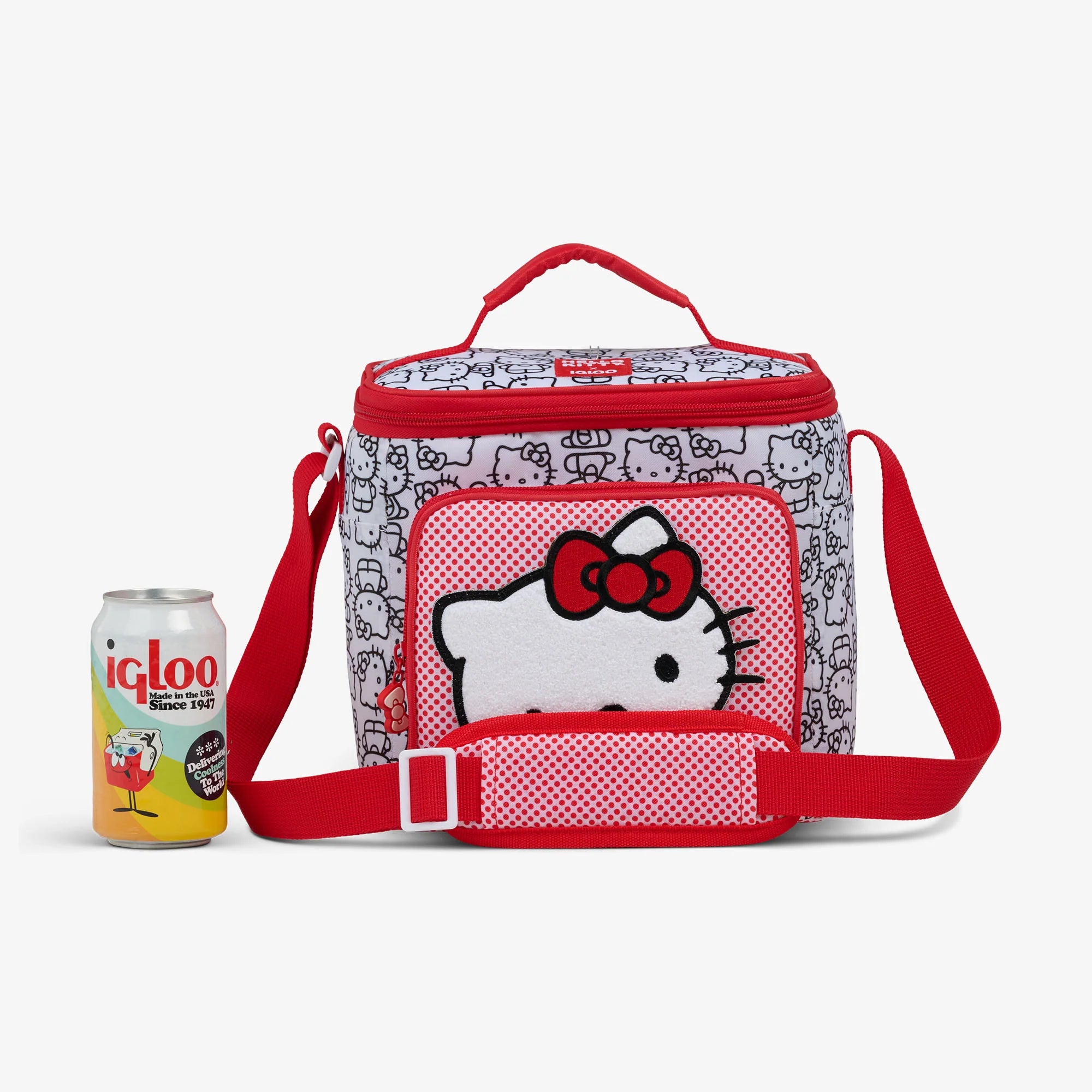 Igloo Portable Cooler Durable Cooler Hello Kitty? Classic Square Lunch Cooler Bag - Image 7